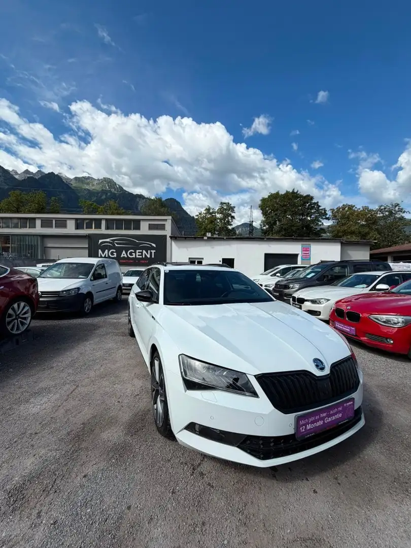 Skoda Superb 2.0 TDI SportLine 4x4 Green tec Weiß - 1