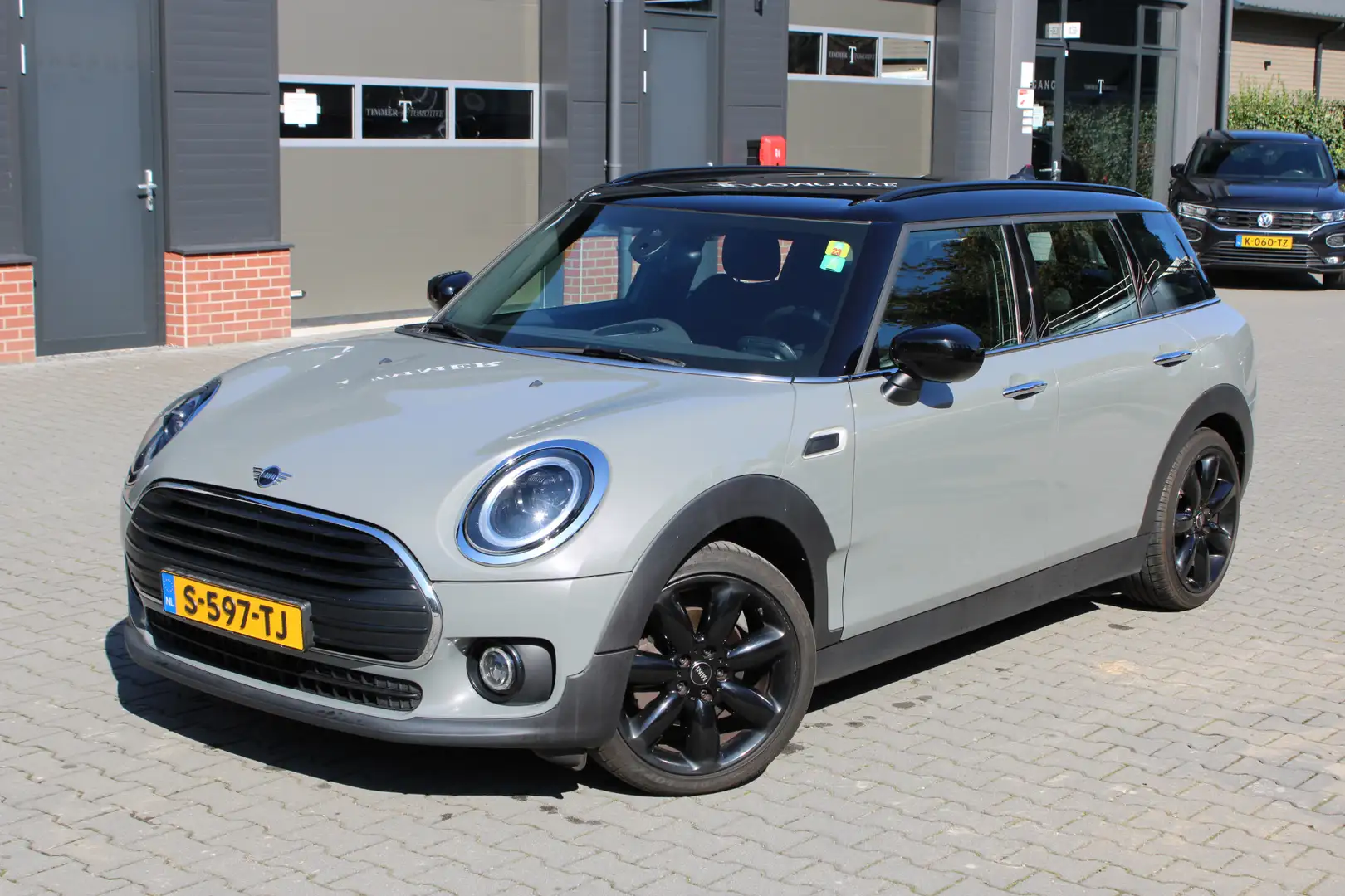 MINI Cooper Clubman Mini 1.5 Richmond Park Edition - Lederen bekleding Gris - 2