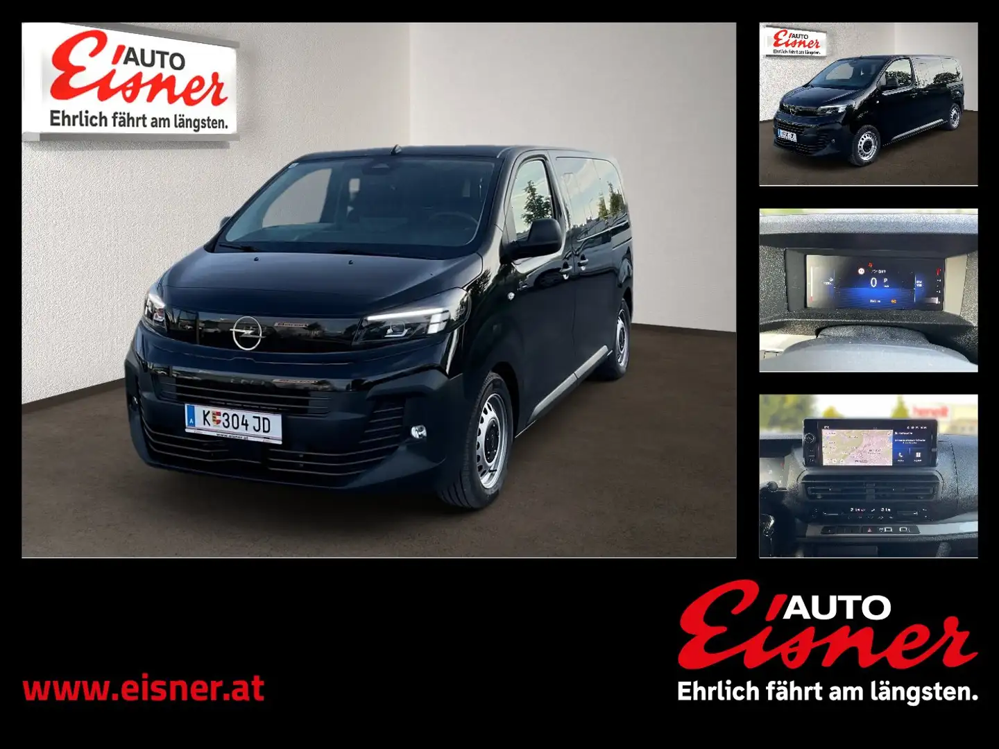 Opel Vivaro Kombi 2.2 D (2)  L AHK AUT Facelift PDC Schwarz - 1