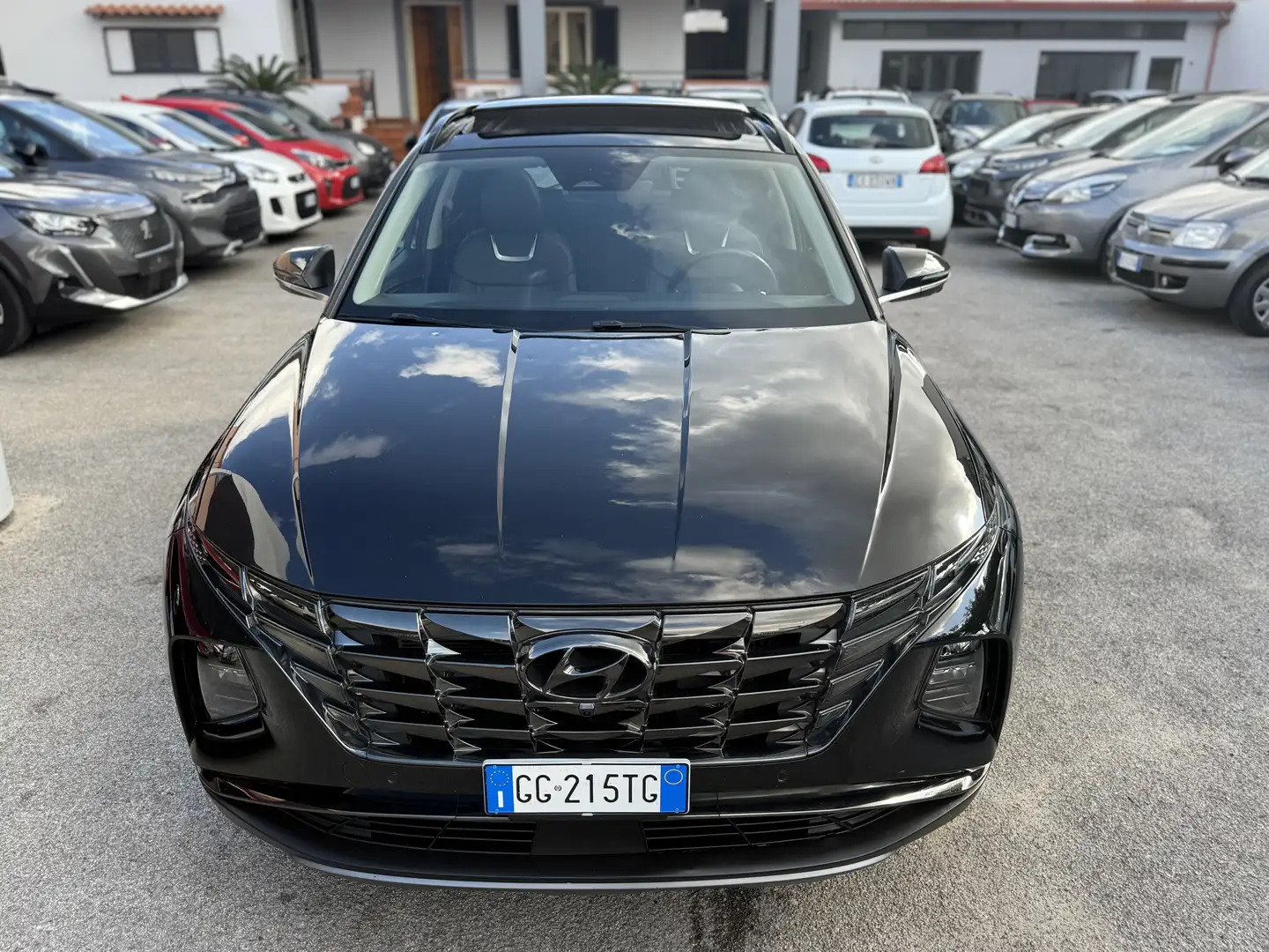 Hyundai TUCSON Tucson III 2021 1.6 hev Exellence 2wd auto Nero - 2