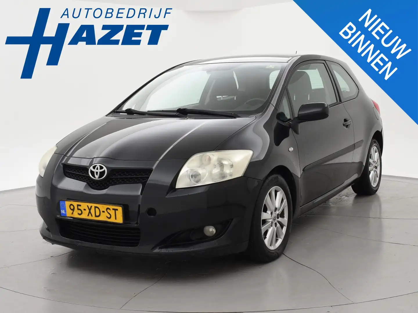 Toyota Auris 2.0 D-4D DIESEL 3-DEURS LUNA + TREKHAAK | CLIMATE Zwart - 1