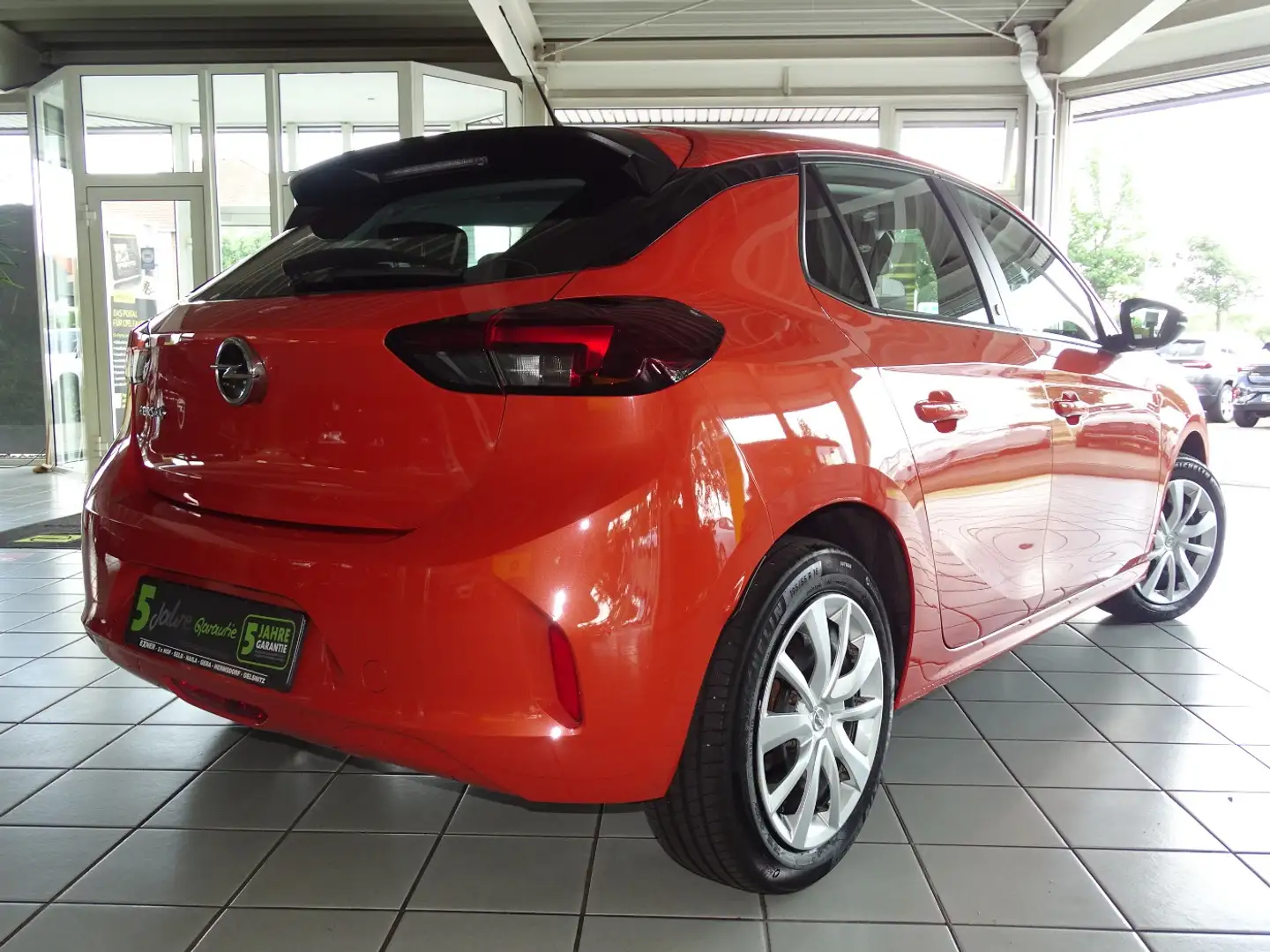 Opel Corsa-e EDITION LED+SHZ+Klimaautomatik+SpurH Orange - 2