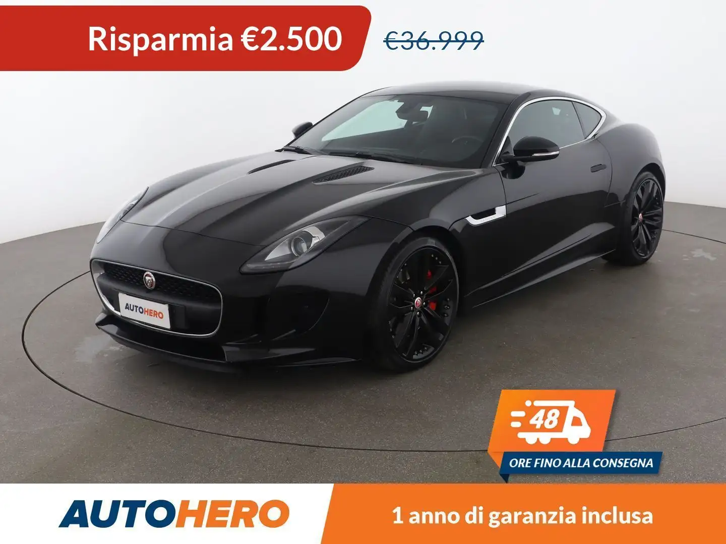 Jaguar F-Type 3.0 V6 Coupé aut. Nero - 1