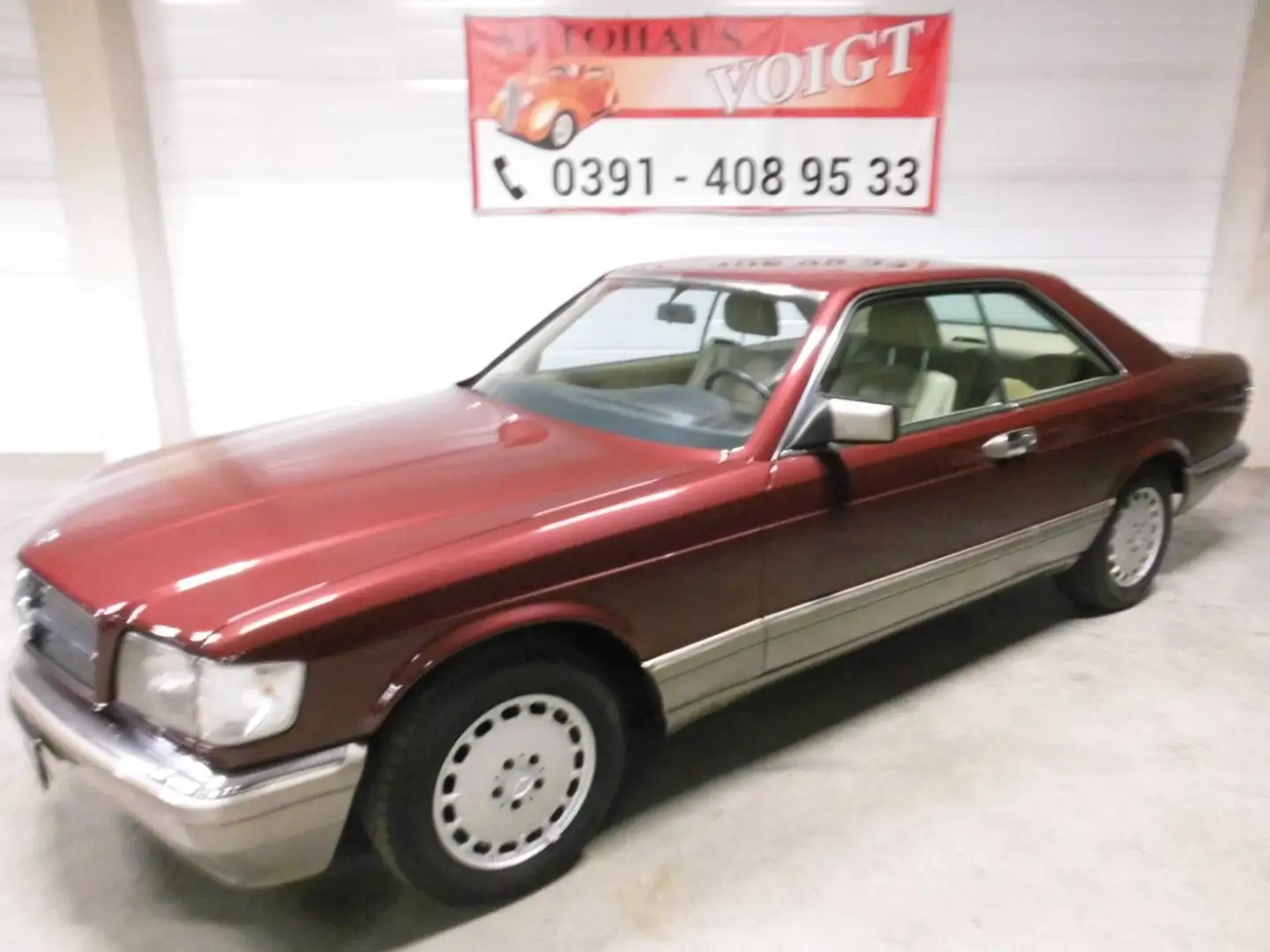 Mercedes-Benz 420 SEC Roşu - 1