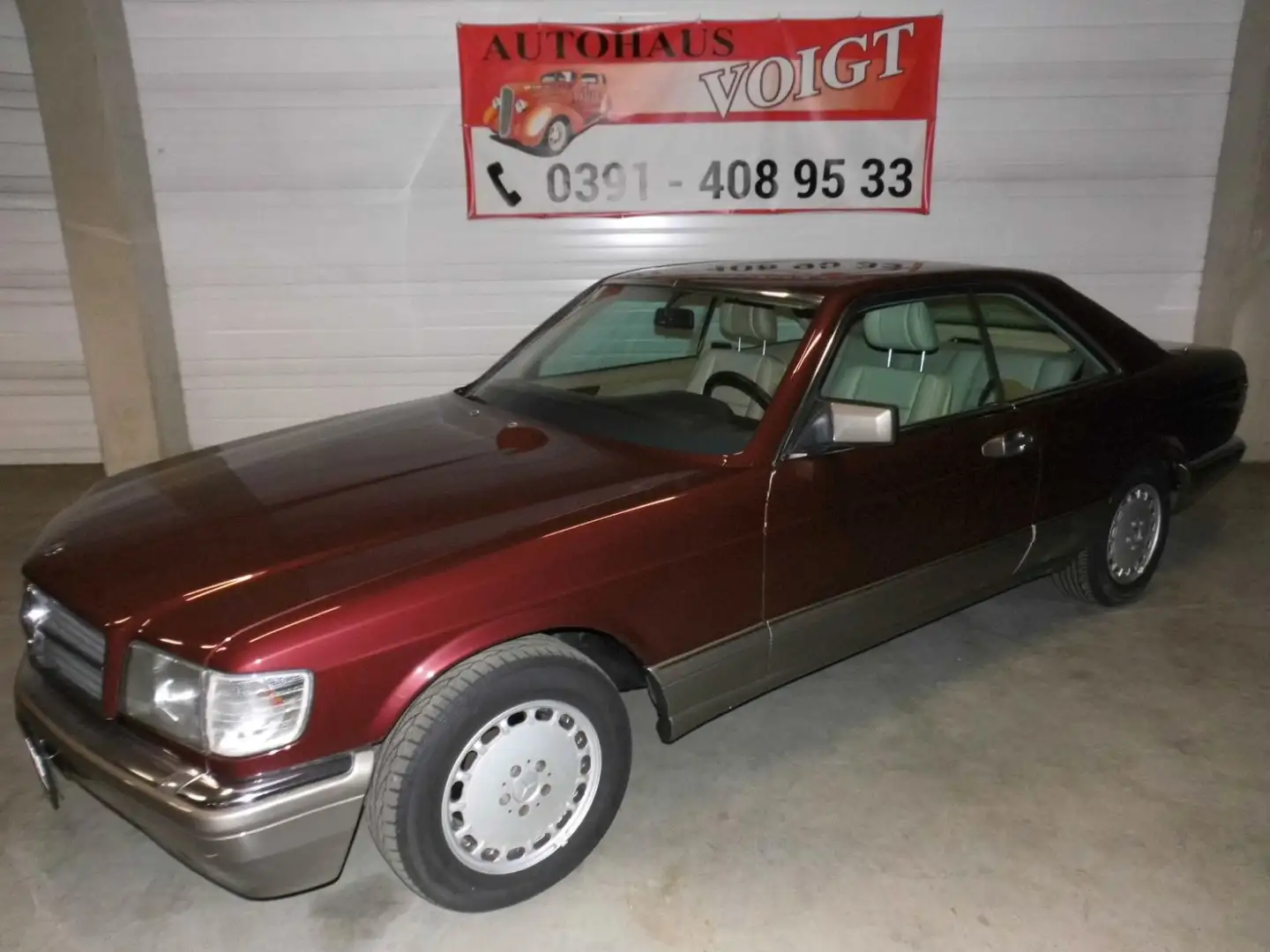 Mercedes-Benz 420 SEC Roşu - 2