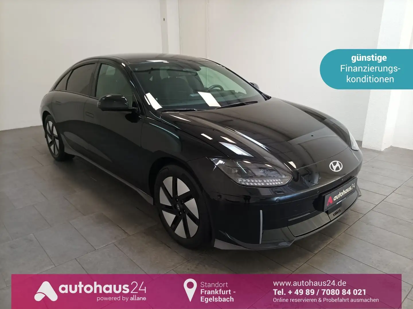Hyundai IONIQ 6 Techniq Navi|HUD|CAN|Tempomat Fekete - 1