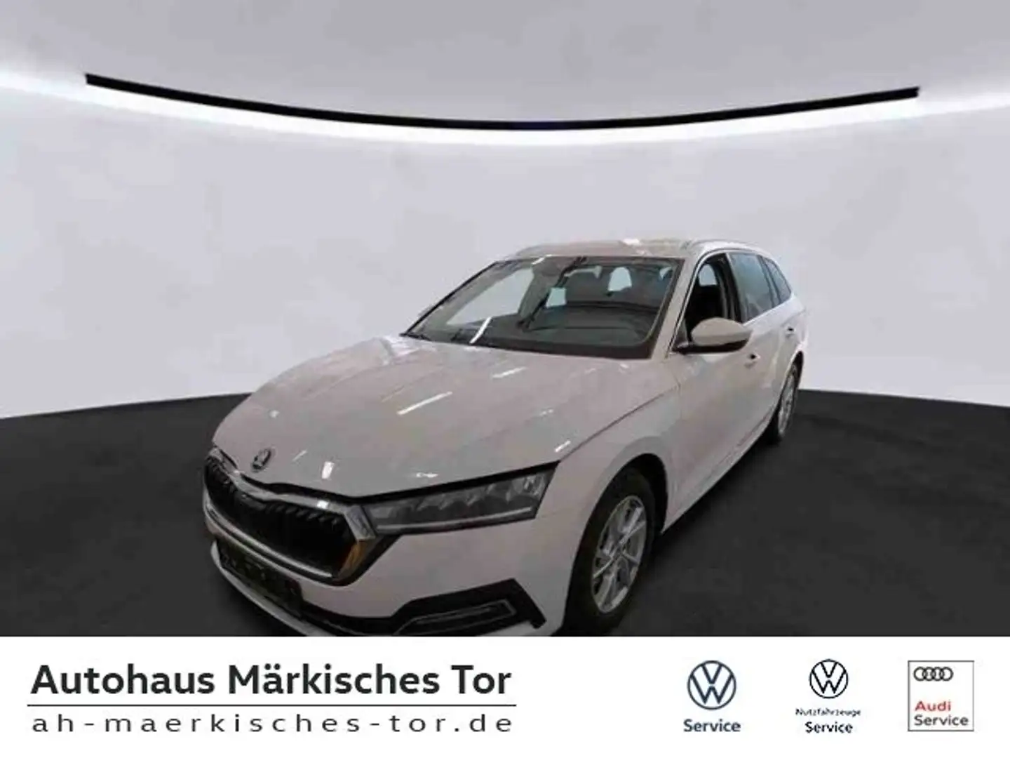 Skoda Octavia Combi 2.0 TDI DSG Style+AHZV+Head-Up+Nav Weiß - 1