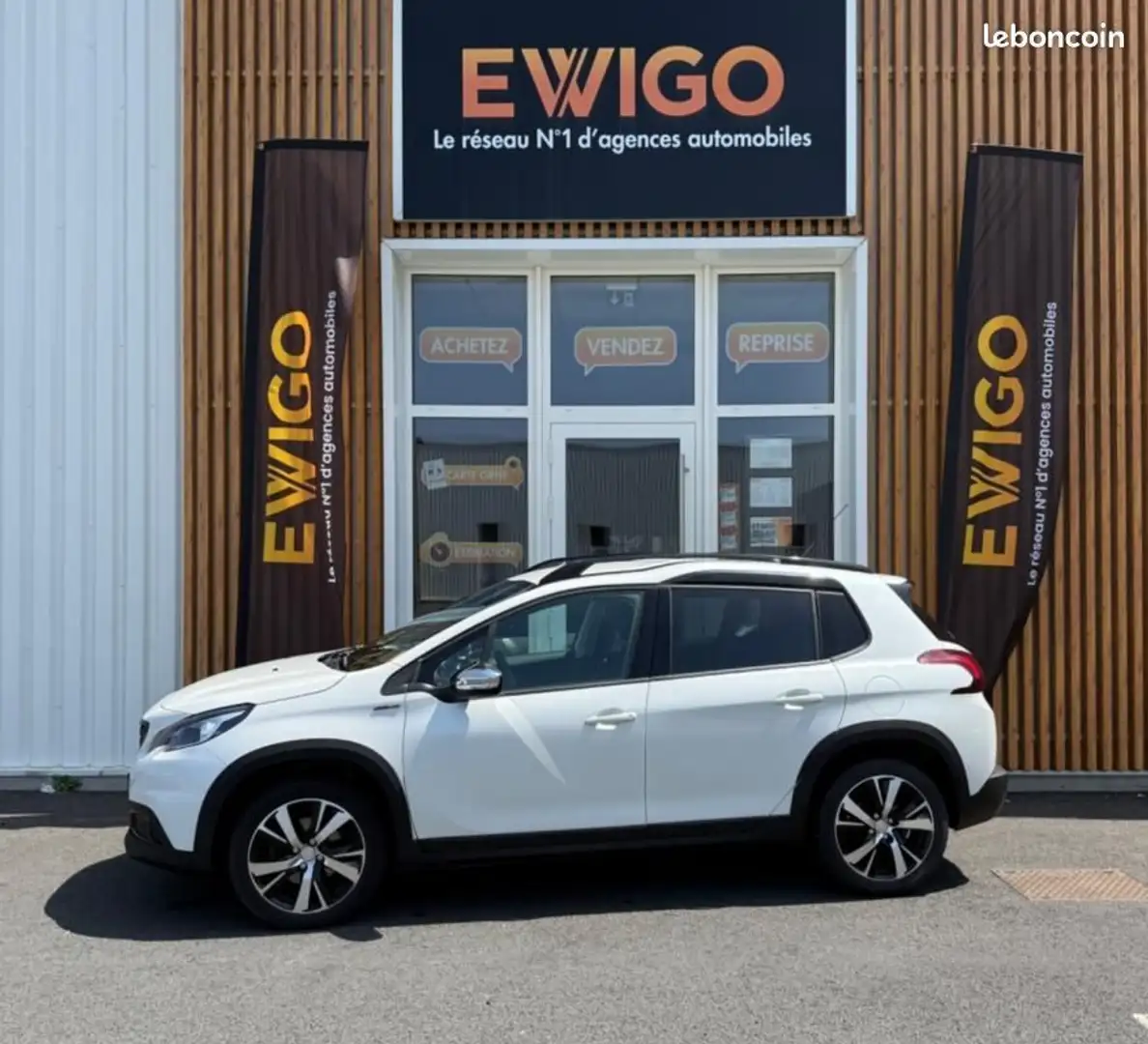 Peugeot 2008 130Cv GT LINE S&S APPLE CARPLAY ATTELAGE COURROIE  Blanc - 1