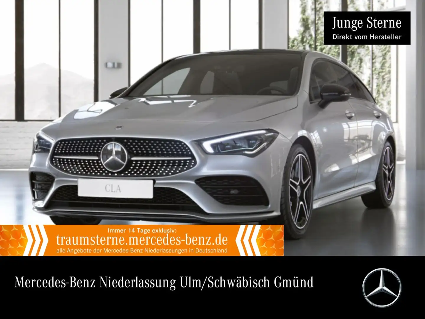 Mercedes-Benz CLA 250 4M AMG+NIGHT+PANO+360°+MULTIBEAM+7G Argintiu - 1