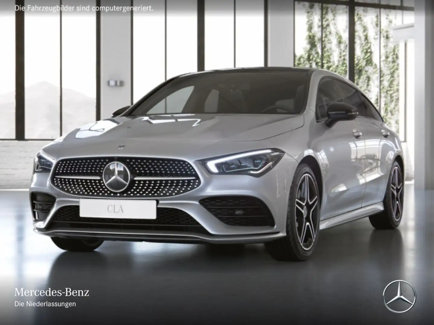 Mercedes-Benz CLA 250 4M AMG+NIGHT+PANO+360°+MULTIBEAM+7G Argintiu - 2