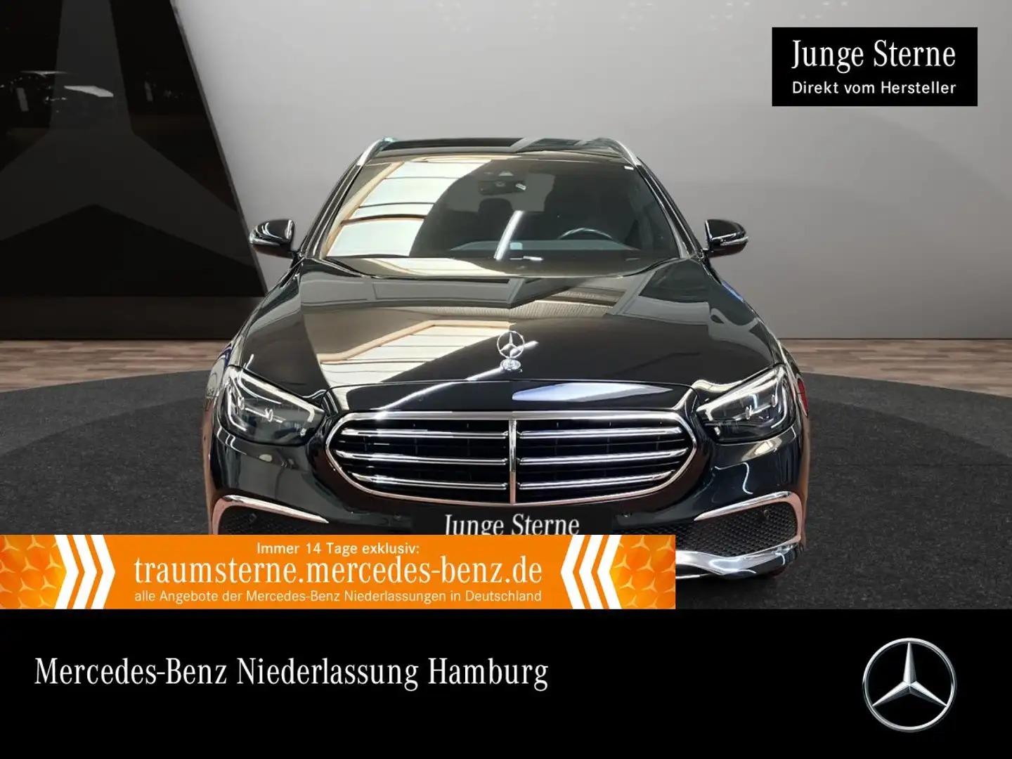 Mercedes-Benz E 200 d T EXCLUSIVE+LED+BURMESTER+KAMERA+SPUR+TOTW Noir - 1