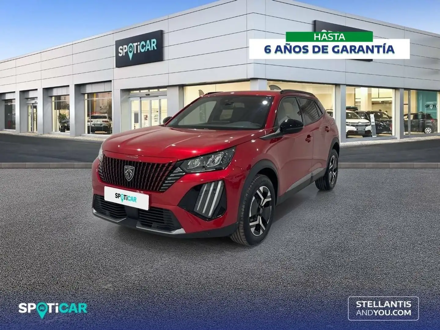 Peugeot 2008 1.2 PureTech S&S Allure 100 Rouge - 1