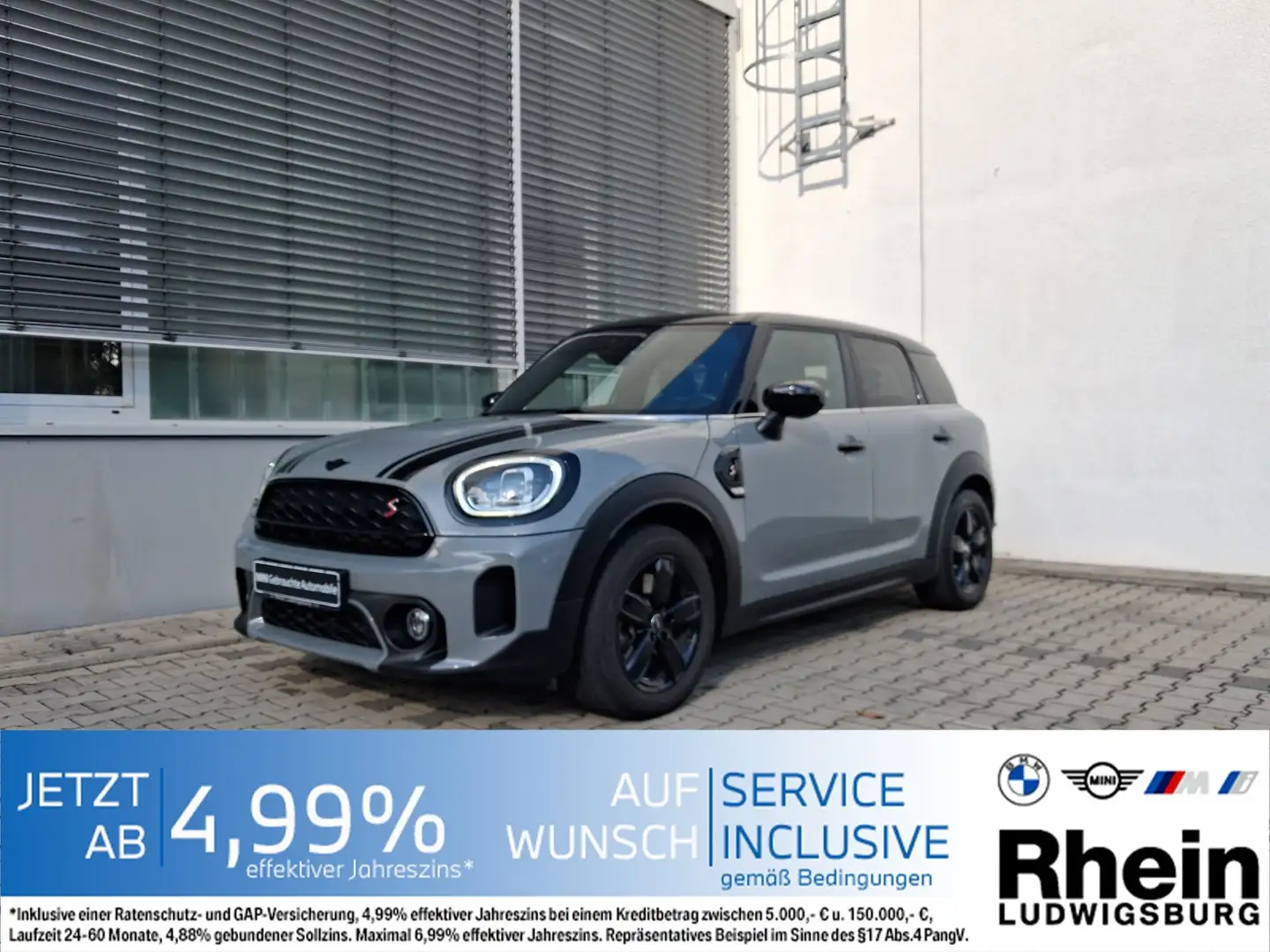 MINI Cooper S Countryman LED Navi PAno PDC h AppleCaP Grau - 1