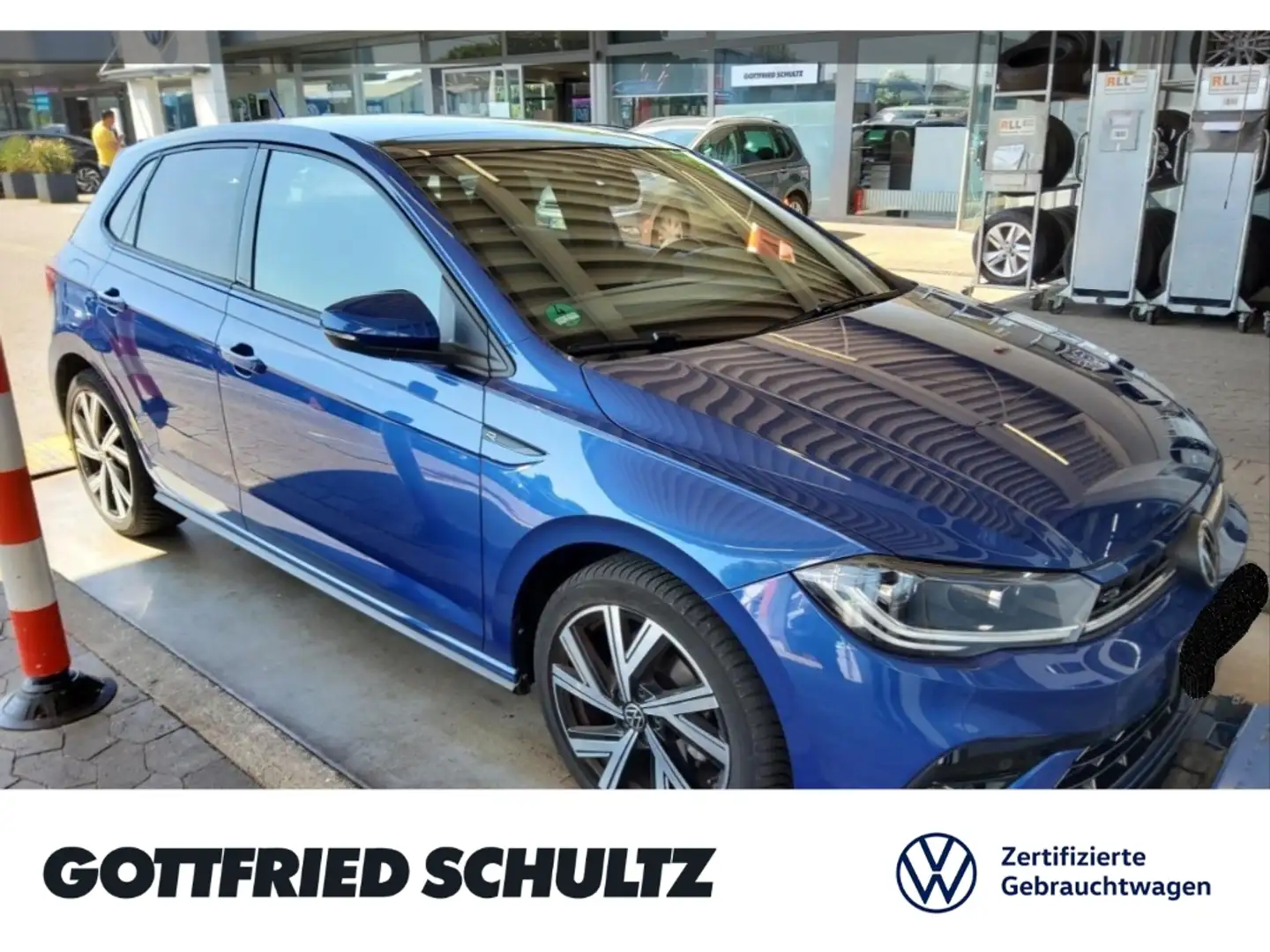 Volkswagen Polo R-Line 1.0 TSI DSG Matrix LED Pano D-Cockpit Blau - 1