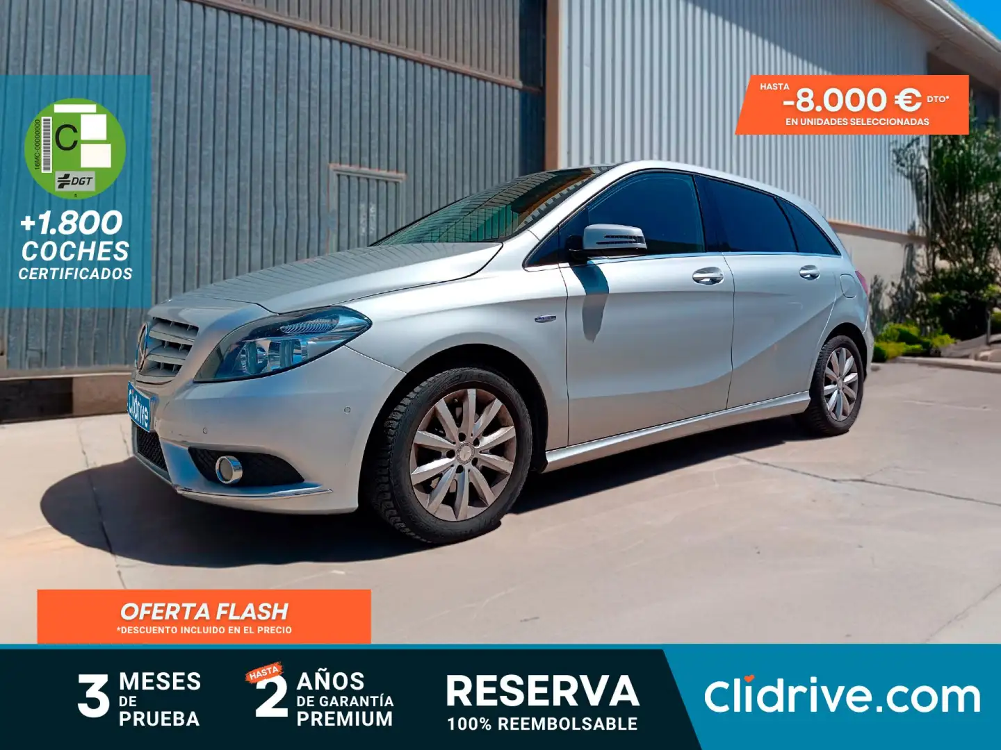 Mercedes-Benz B 200 BlueEFFICIENCY Gris - 1