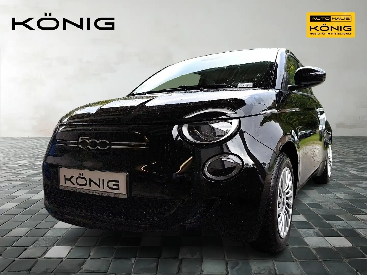 Fiat 500e 3+1 MY23 118PS 42kWh KLIMA*CARPLAY*TEMPOMAT Schwarz - 1