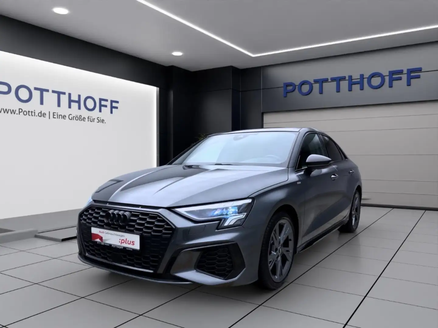 Audi A3 Limousine 35 TDI S LINE PANO NAVI KAMERA LED Grau - 1