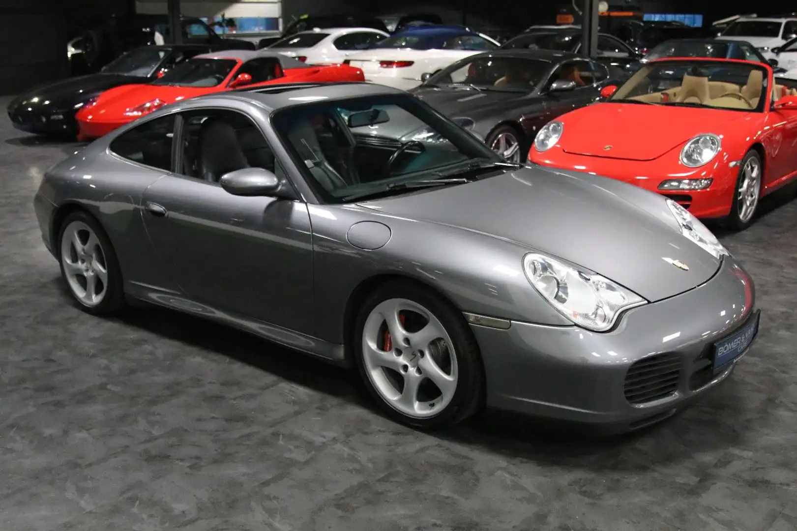 Porsche 996 911 / 996 4 S Coupe Autom Schiebedach Grau - 2