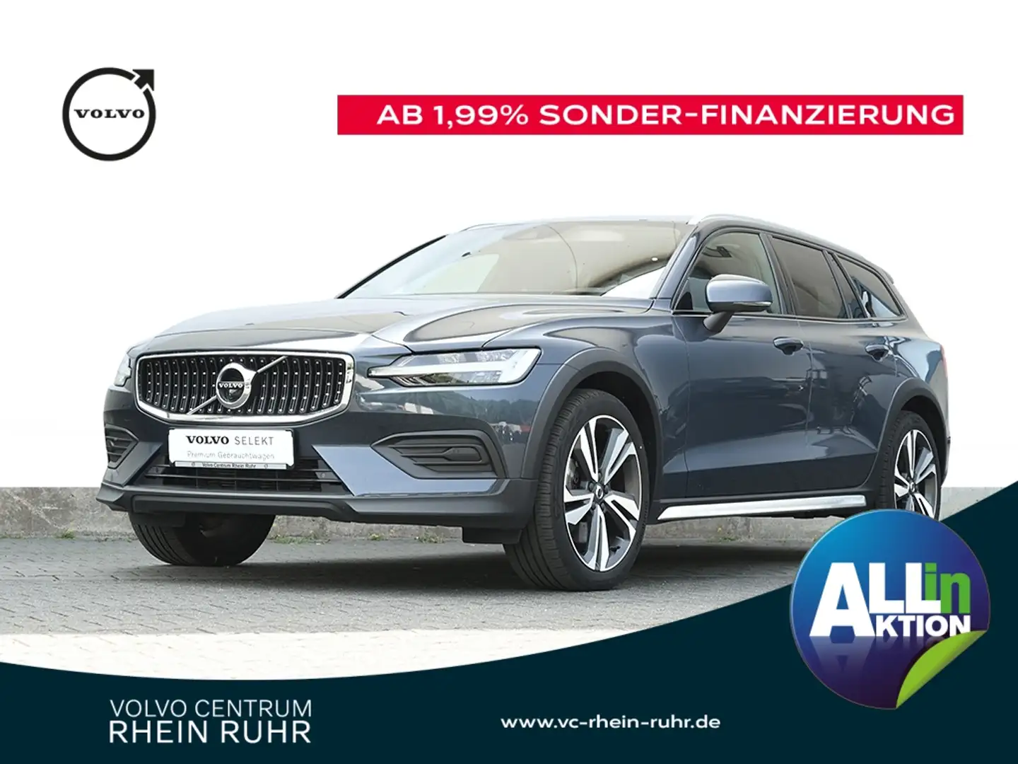 Volvo V60 Cross Country B5 AWD  LM 19"+MET+PAP+KAMERA+ Blau - 1