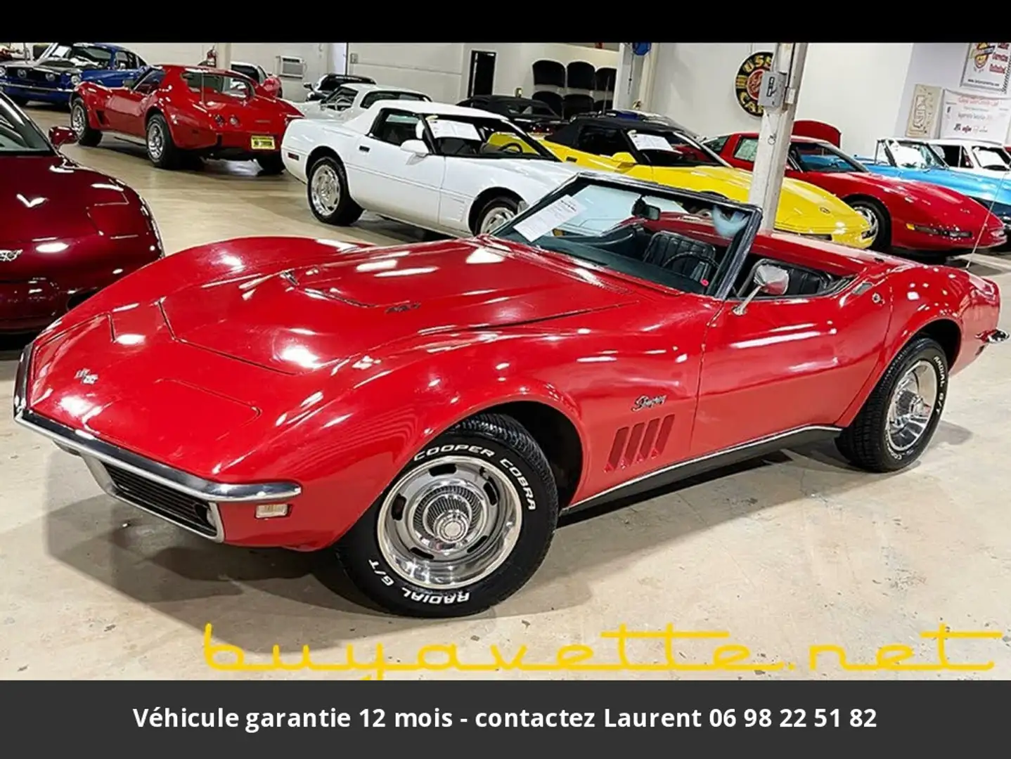 Chevrolet Corvette Stingrey  L48 1968 Tout compris Rouge - 1