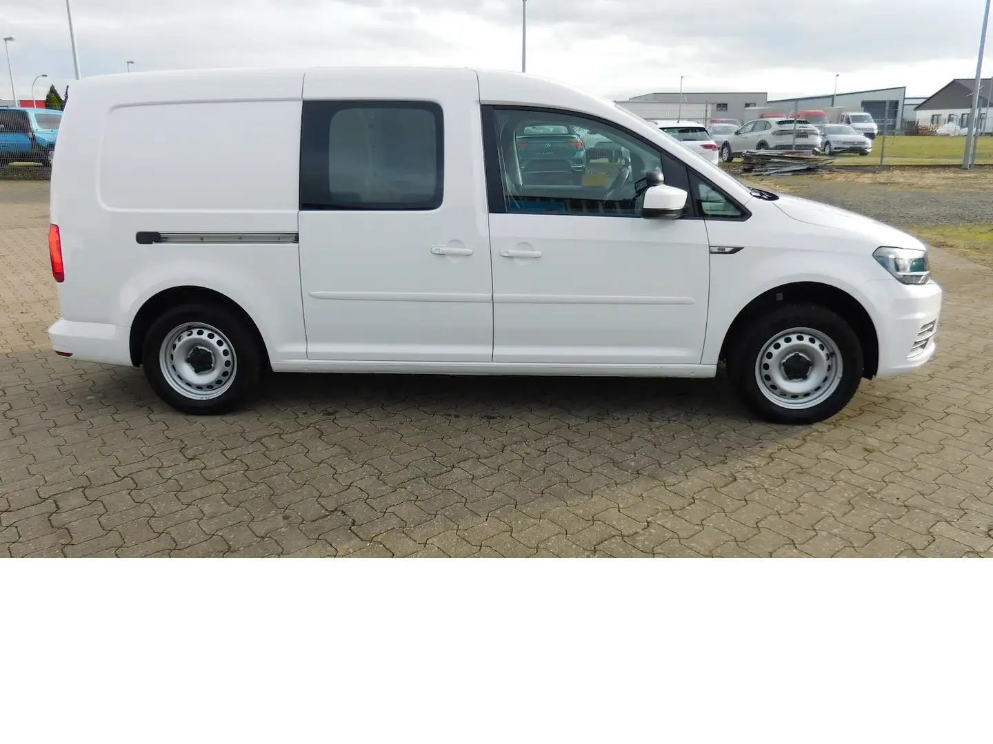 Volkswagen Caddy Maxi Abt-e Elektrik DSG Klima Navi Weiß - 2