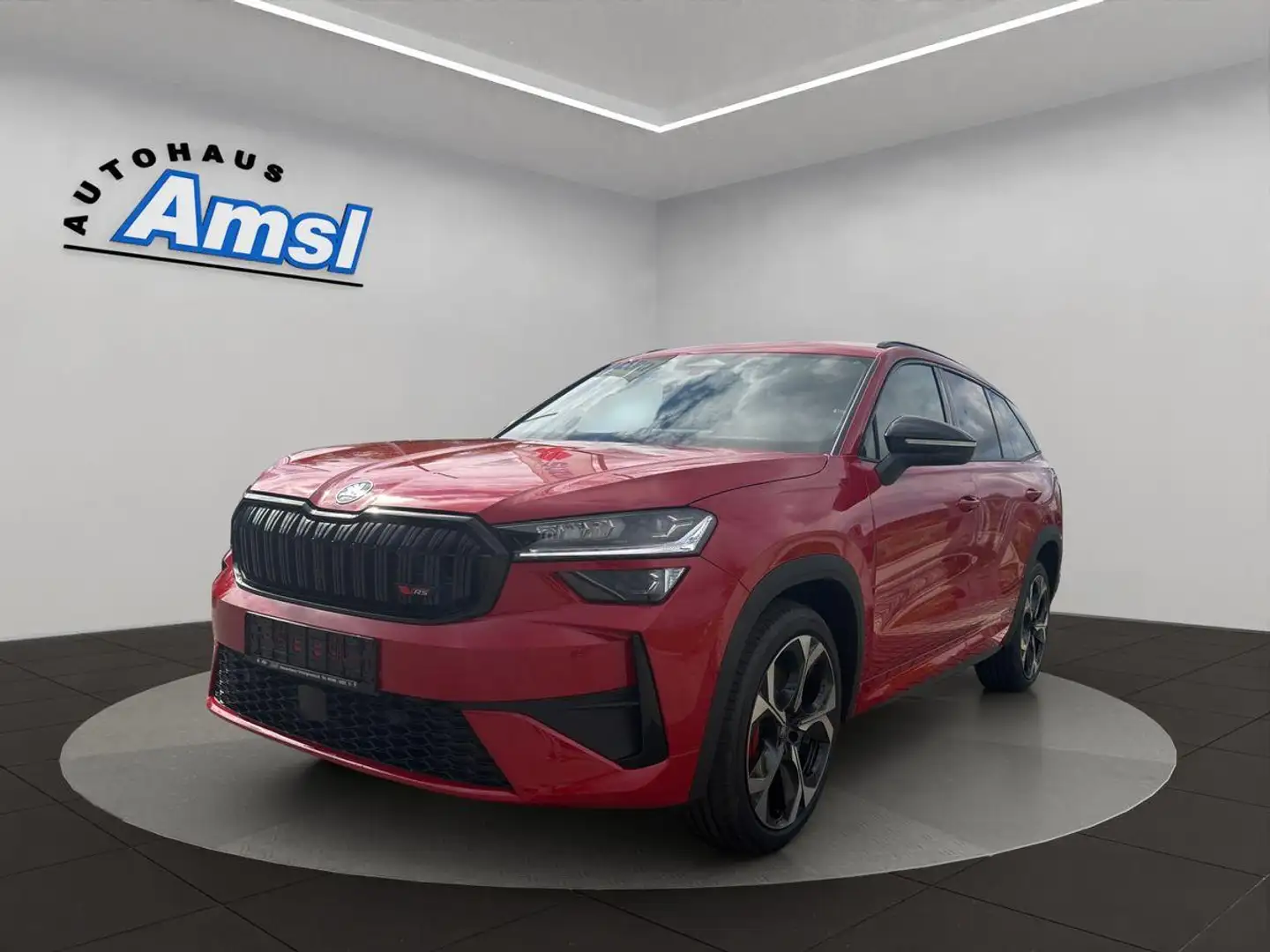 Skoda Kodiaq 2.0 TSI RS 4x4 DSG *AHK*HUD*Matrix*4xSHZ* Rojo - 2