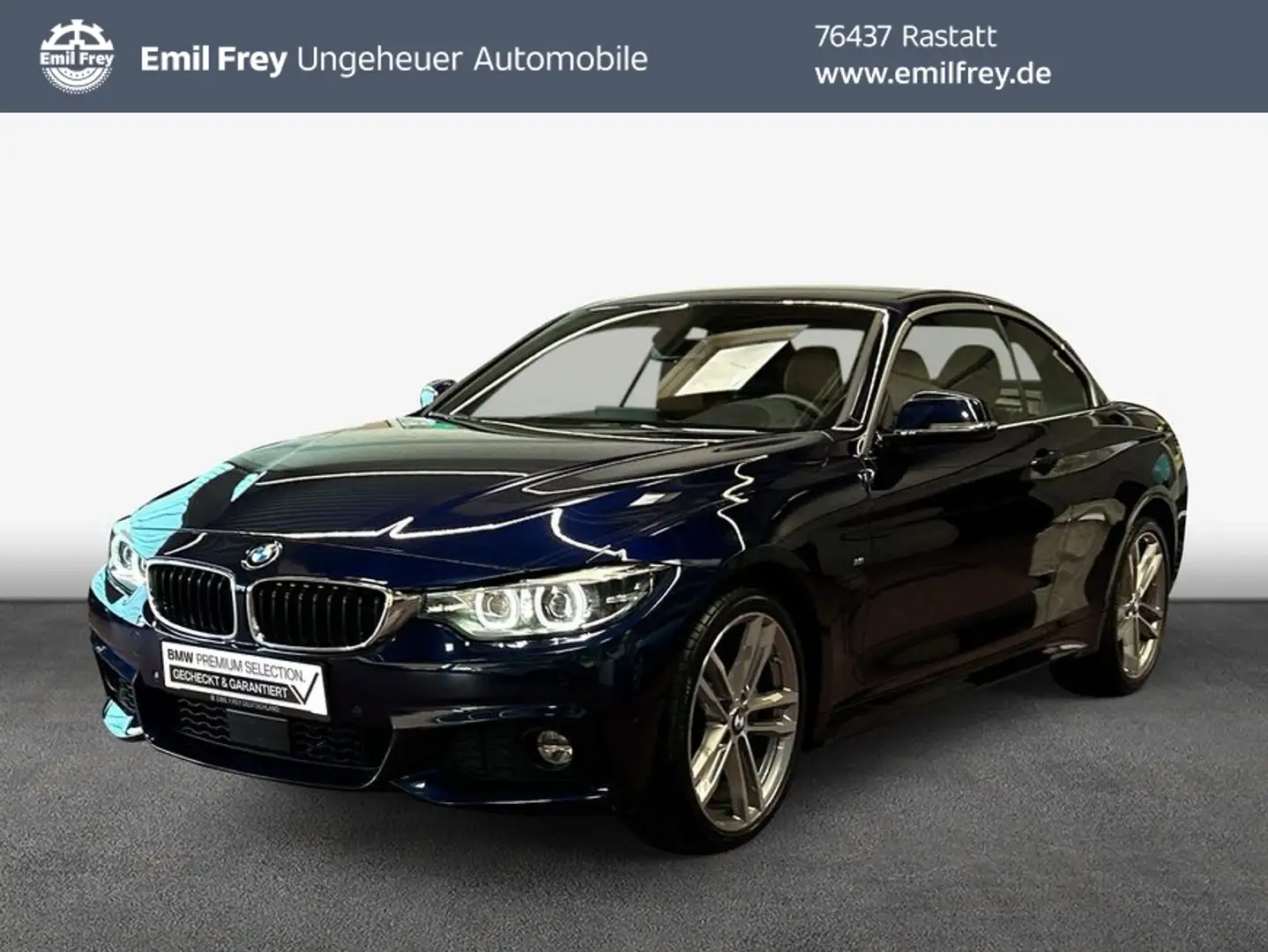 BMW 440 i Cabrio xDrive Aut. Sportpaket Head-Up Blau - 1