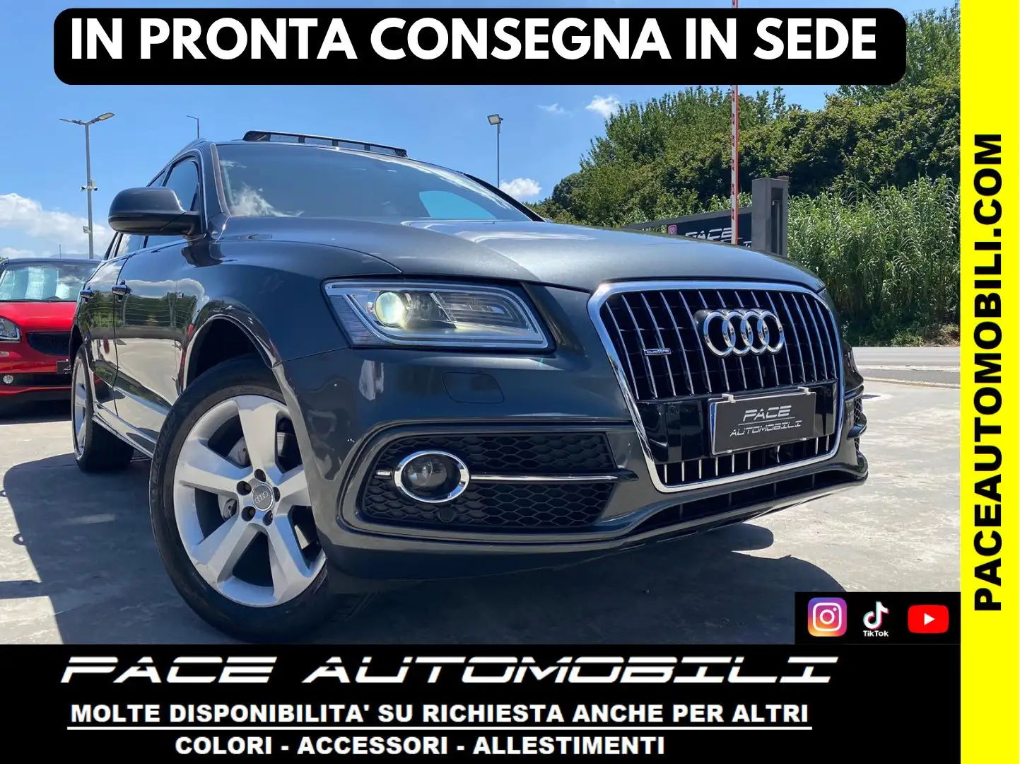 Audi Q5 D QUATTRO S-LINE SLINE NAVI MMI PLUS TETTO LED B&O Gris - 1