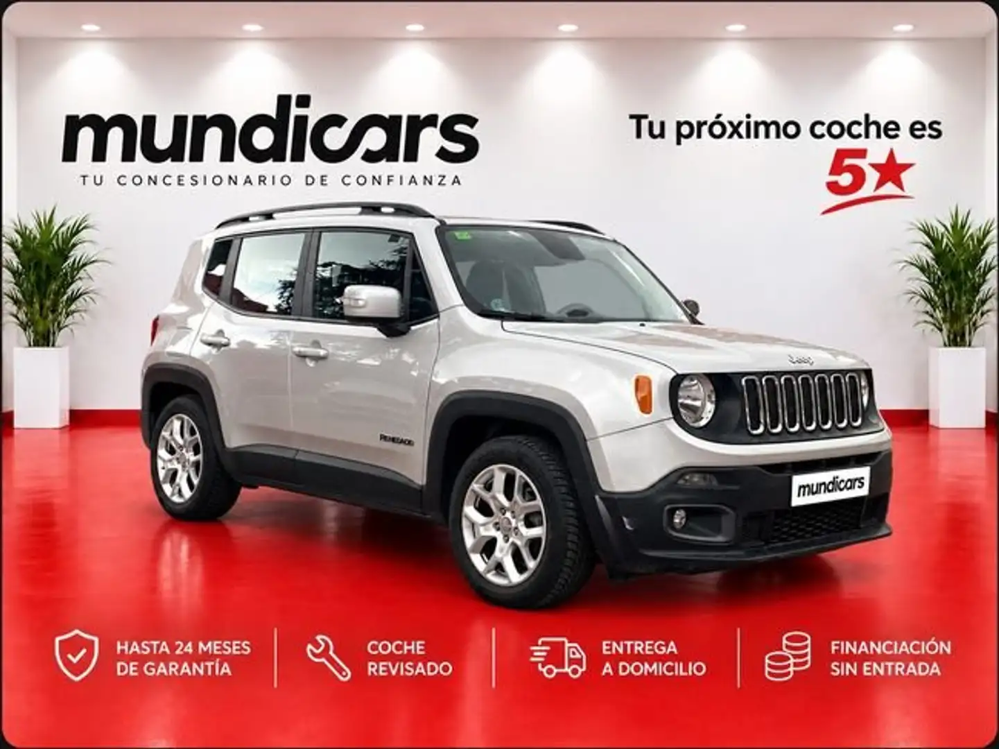 Jeep Renegade 1.6 Mjet Longitude 4x2 E6 Plateado - 1