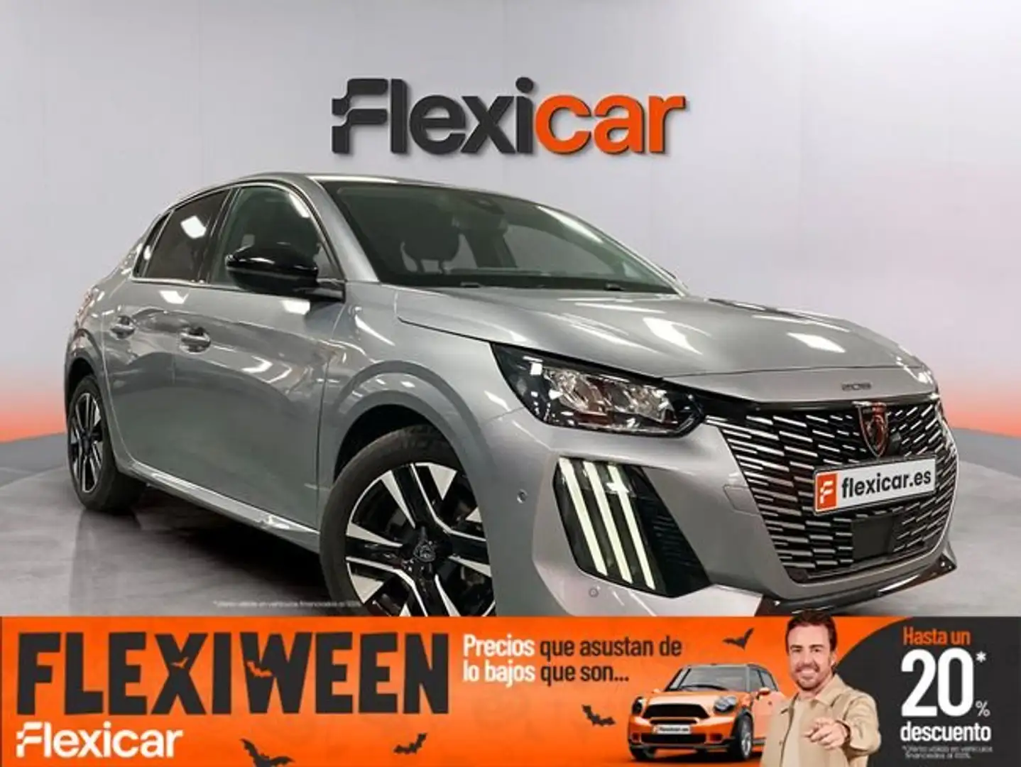 Peugeot 208 1.2 Puretech S&S Allure 100 Gris - 1