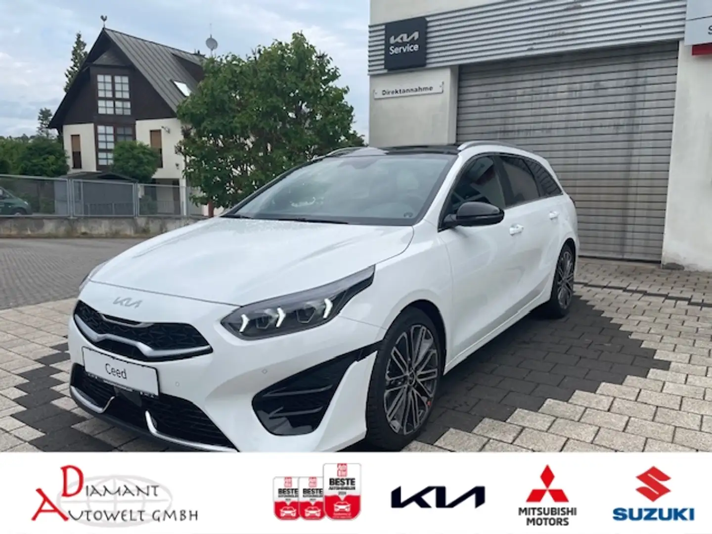 Kia Ceed SW / cee'd SW 1.5T DCT7 GT-Line Glasdach, Technologie, Leder Pak Weiß - 1