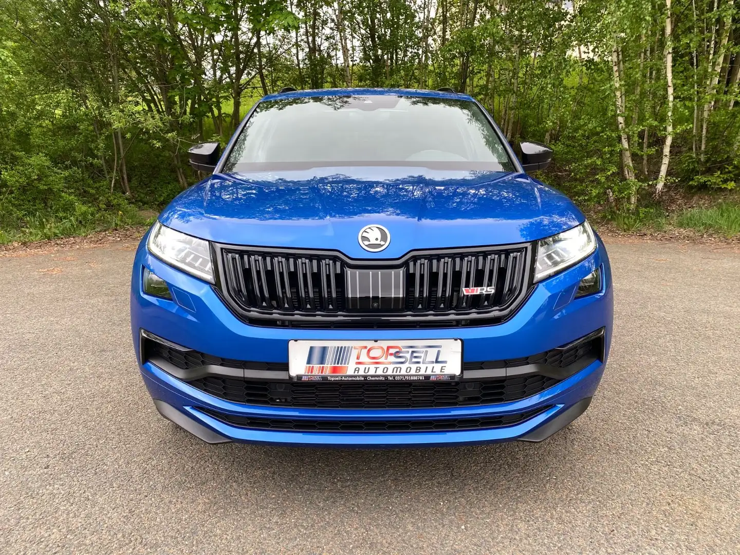 Skoda Kodiaq 2.0 BiTDI DSG 4x4 RS 7.Sitzer Panorama-D. Blau - 2