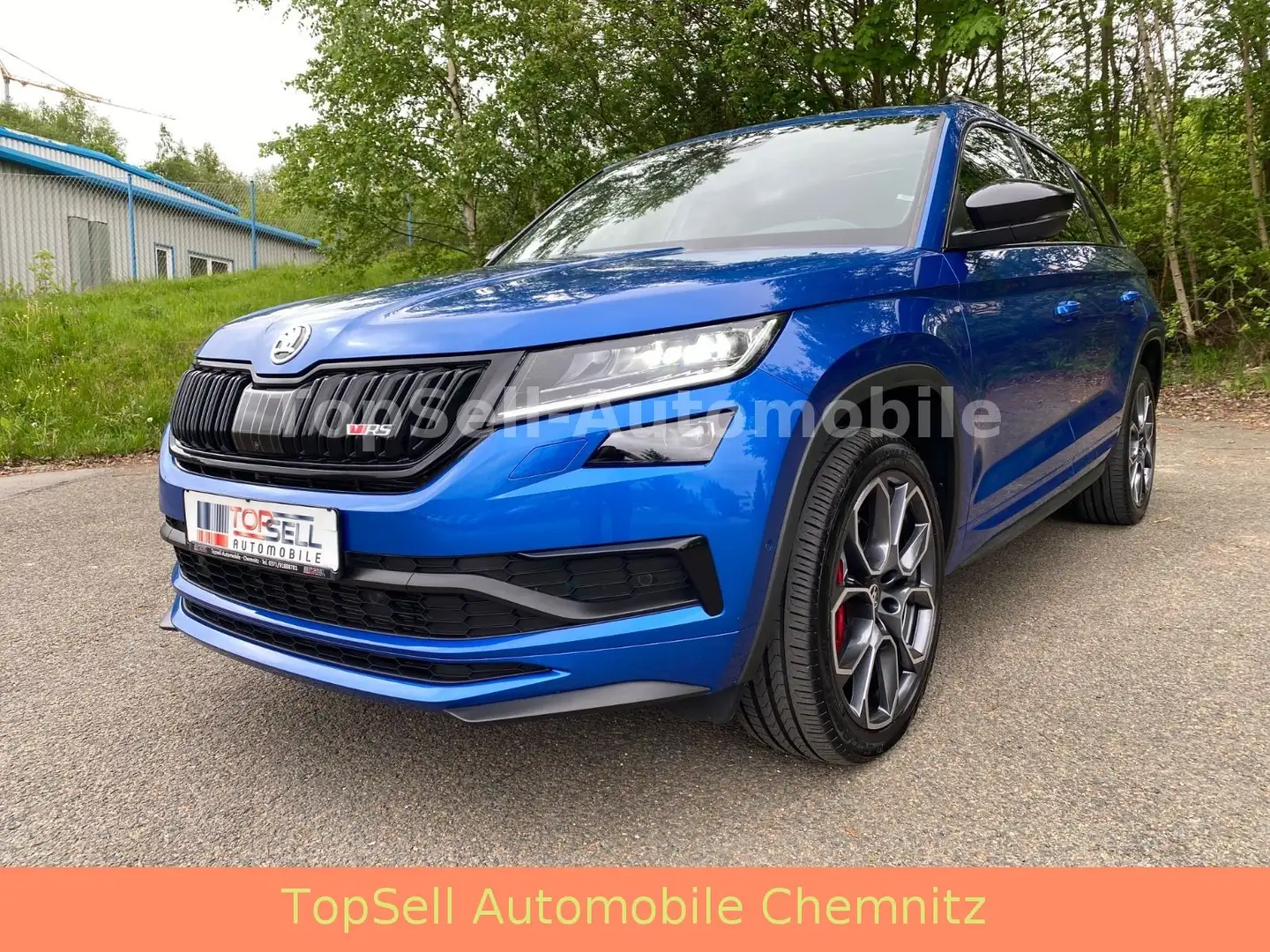 Skoda Kodiaq 2.0 BiTDI DSG 4x4 RS 7.Sitzer Panorama-D. Blau - 1