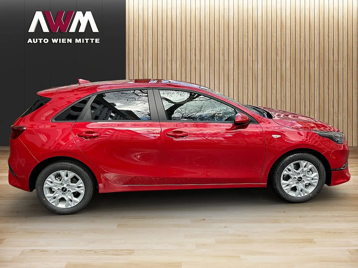 Kia Ceed / cee'd ceed 1,0 T-GDI GPF Titan inkl. P1| AUTO WIEN MITTE Rojo - 2