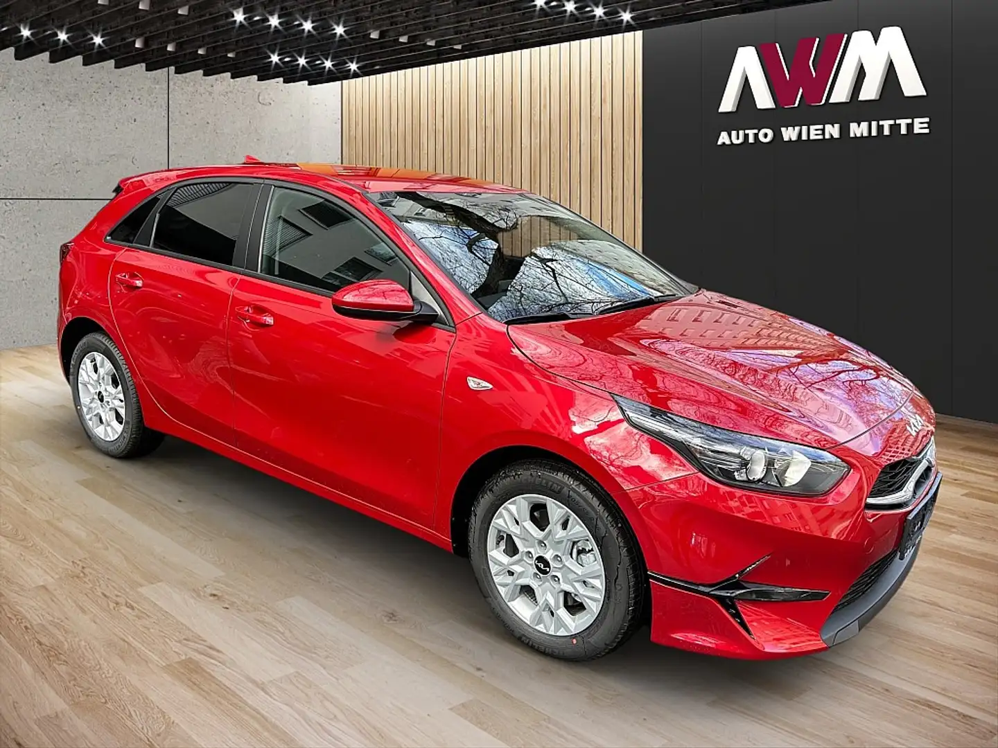 Kia Ceed / cee'd ceed 1,0 T-GDI GPF Titan inkl. P1| AUTO WIEN MITTE Rojo - 1