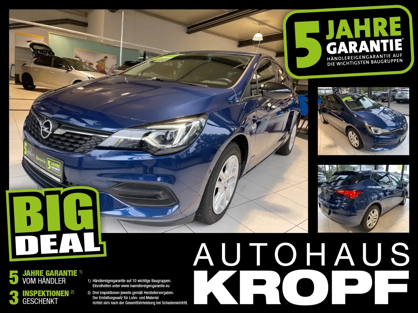 Opel Astra K 1.2T Sitzheizung,Lenkradheizung,Klima, Bleu - 1
