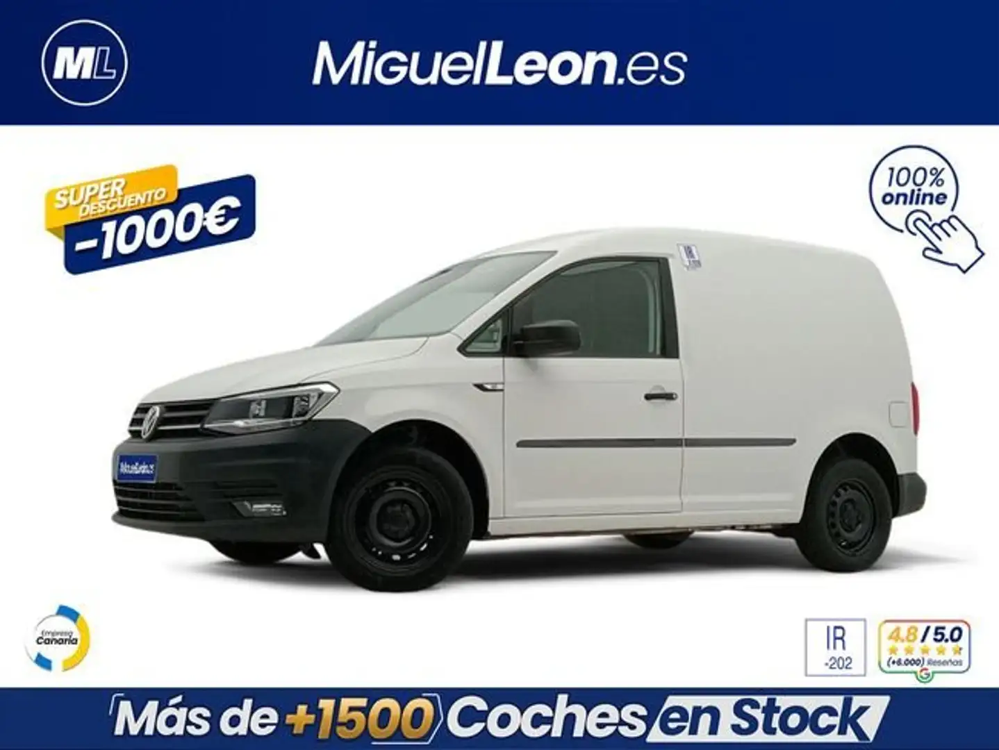 Volkswagen Caddy IV 2.0 TDI Blanco - 1