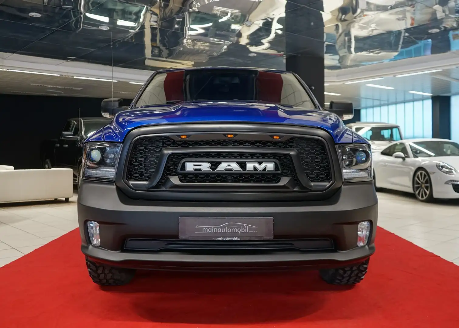 Dodge RAM 1500 REBEL 4x4 AHK PDC Leder Trittbrett Kame Modrá - 1