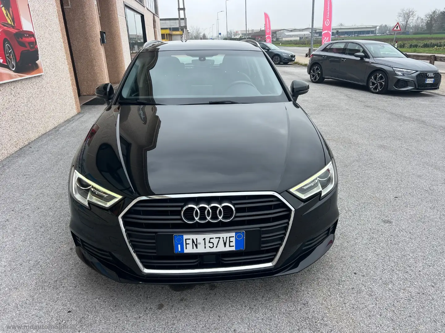 Audi A3 SPB 2.0 TDI 150CV SOLO KM.99000 Schwarz - 2