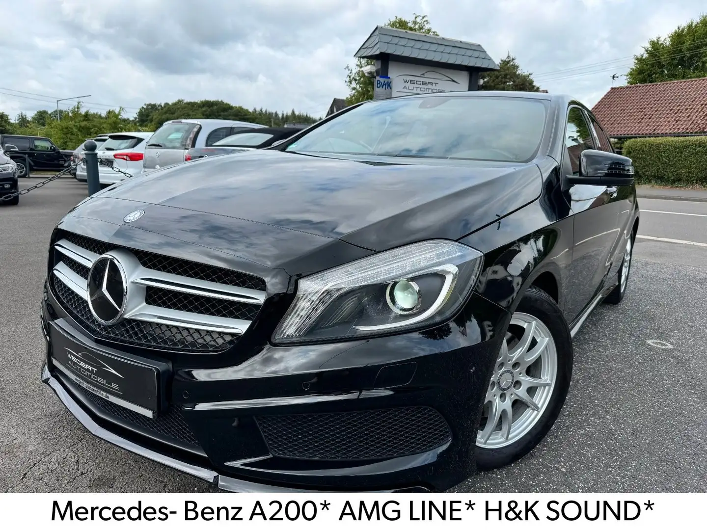 Mercedes-Benz A 200 *AMG PAKET*H&K SOUND*WENIG KM* Schwarz - 1