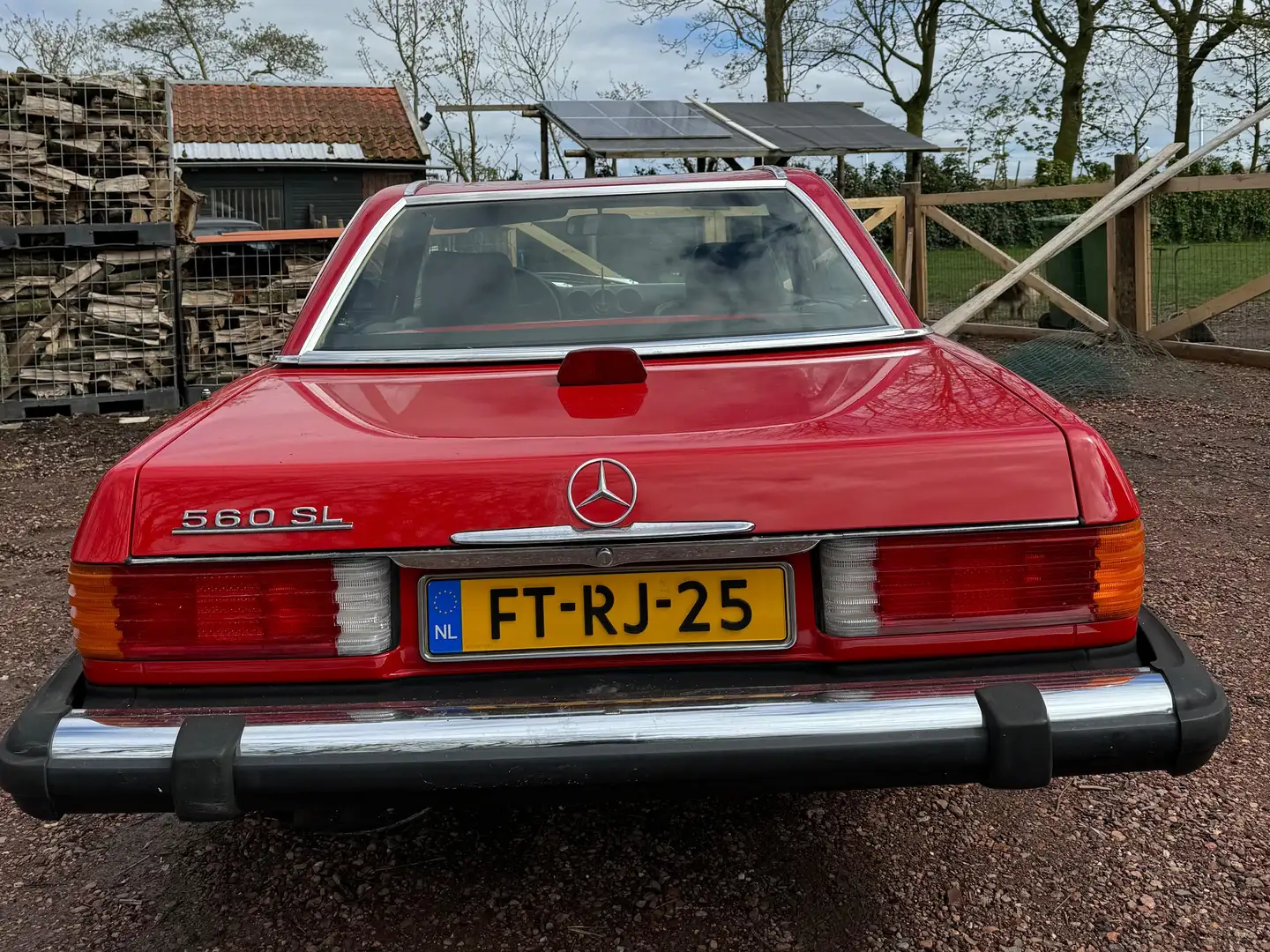 Mercedes-Benz SL 560 SL 560 cabriolet V8 Piros - 2