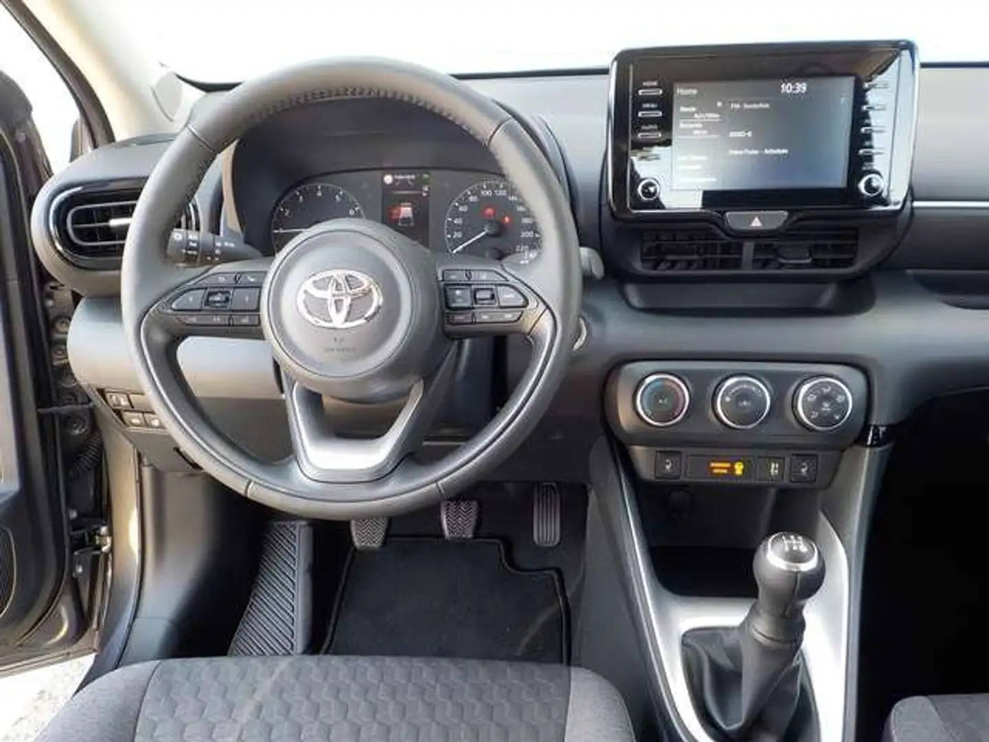 Toyota Yaris 1,0 VVT-i Active Grau - 2