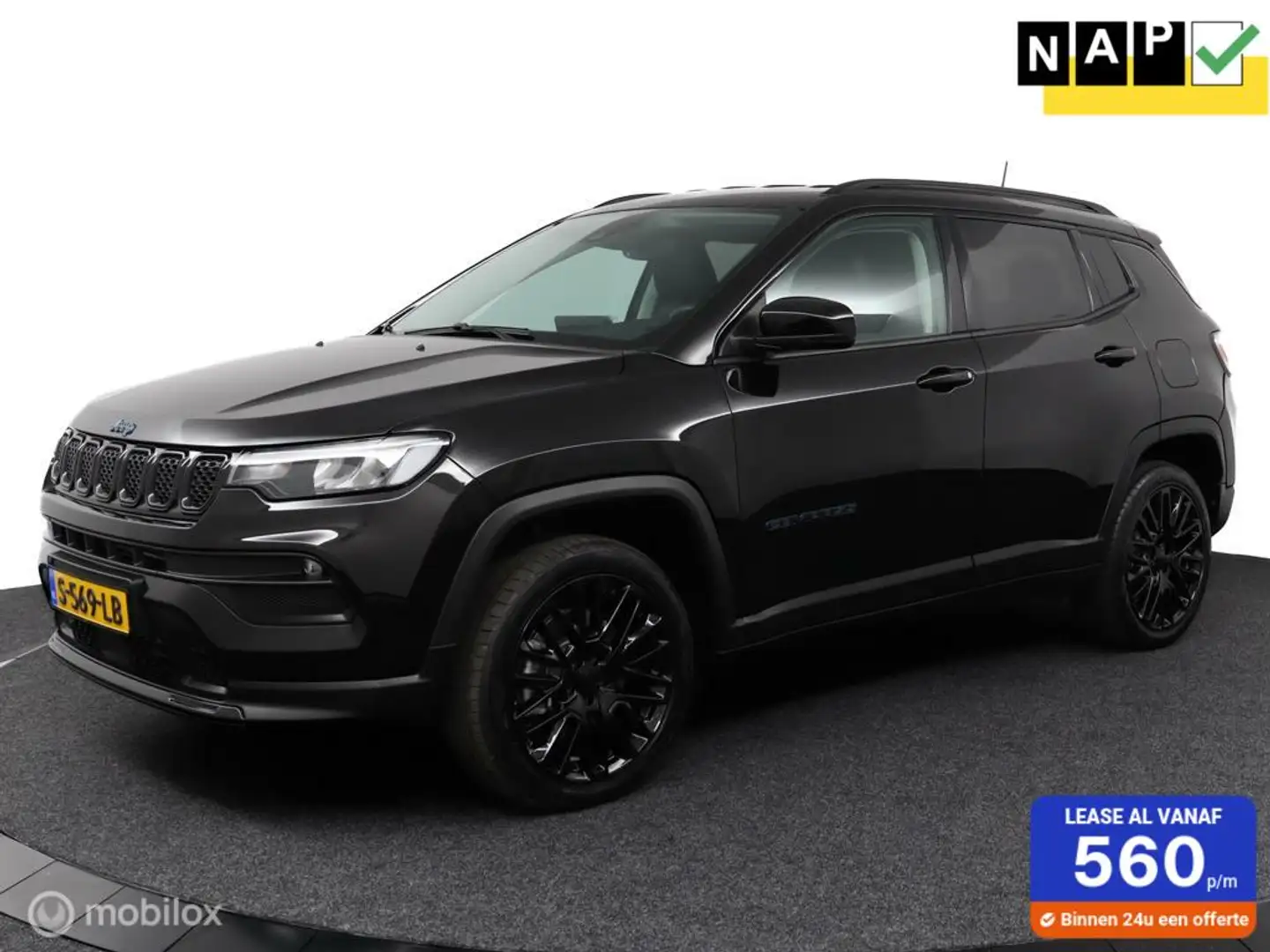 Jeep Compass 4xe 190 Plug-in Hybrid Electric Night Eagle | Clim Zwart - 1