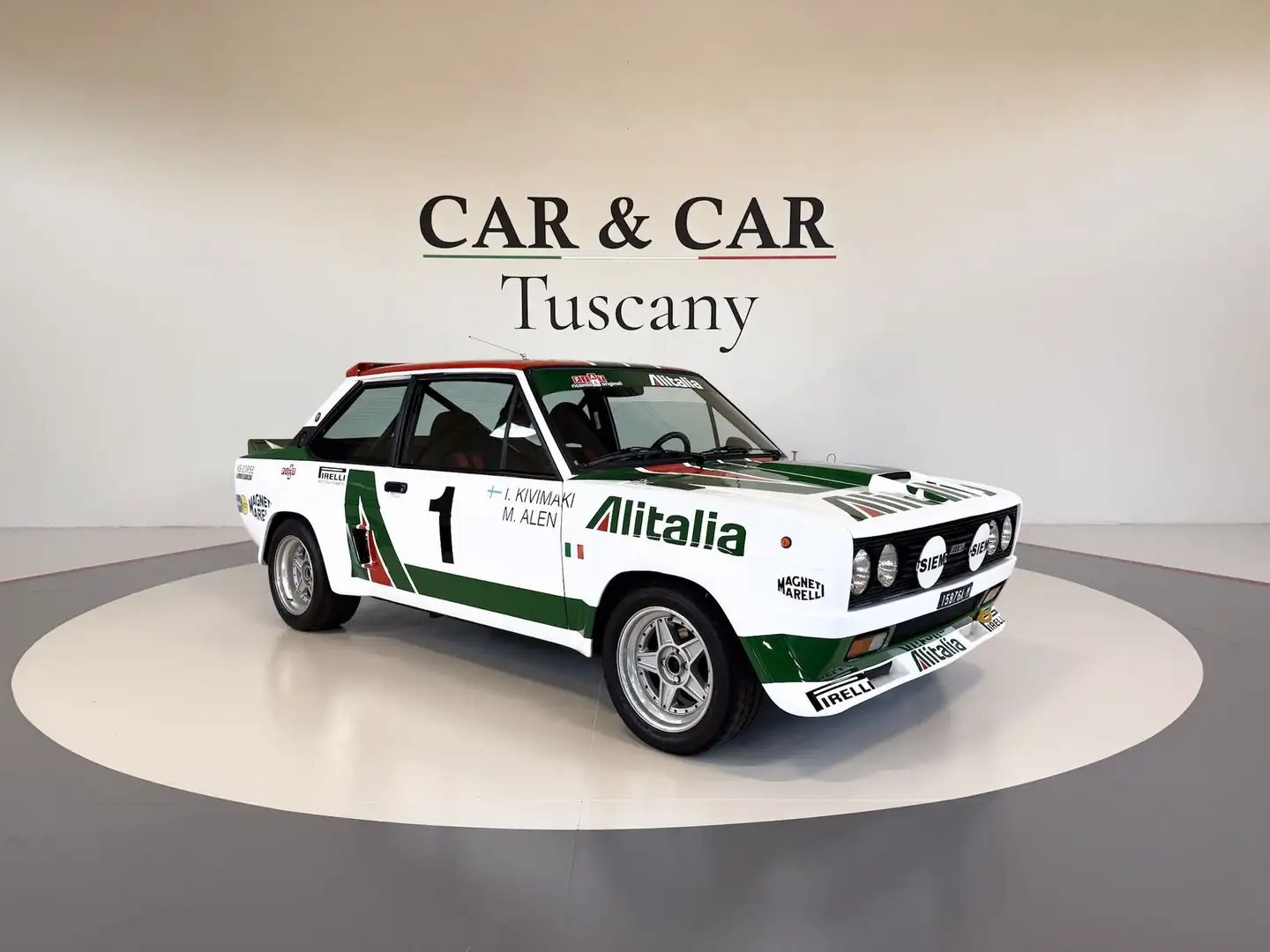 Fiat 131 Mirafiori Rally 1300 S Blanc - 1