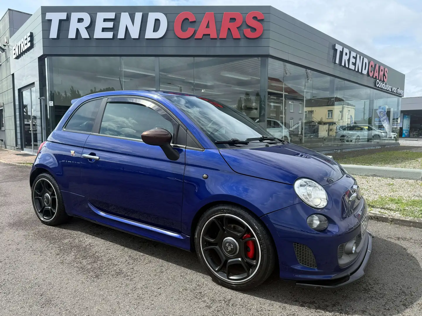 Abarth 595 Turismo Edition BoiteAuto SPORT CUIR INTERSCOPSOUND GAR1AN Bleu - 2