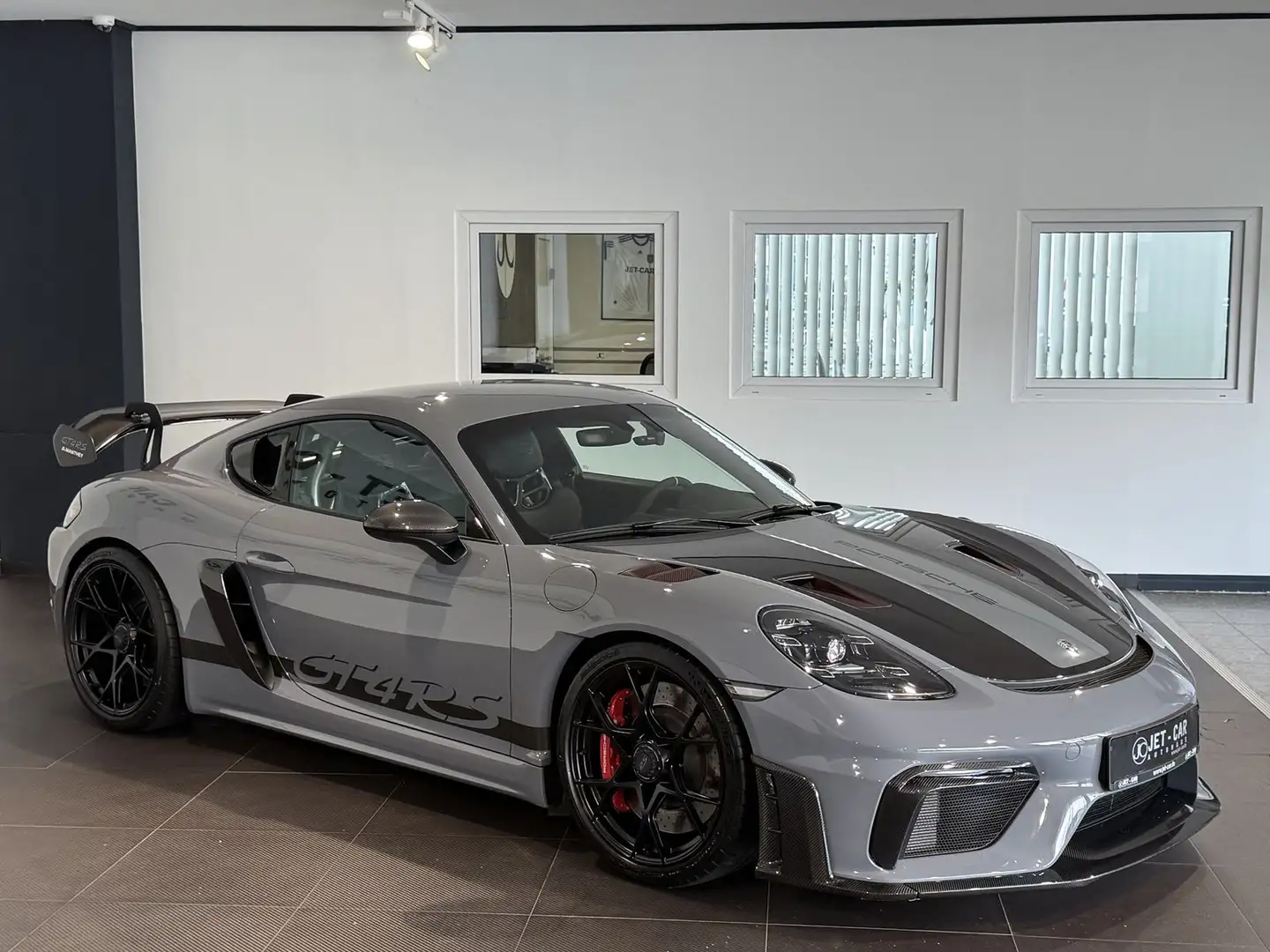 Porsche Cayman GT4 RS Clubsport *Weissach-Lift-Race Tex* Gris - 2