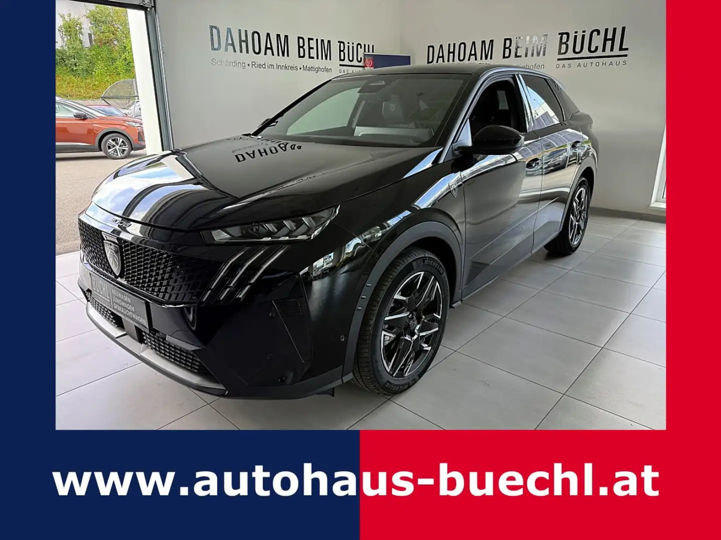 Peugeot 3008 GT Hybrid 145 e-DCS6 Schwarz - 1