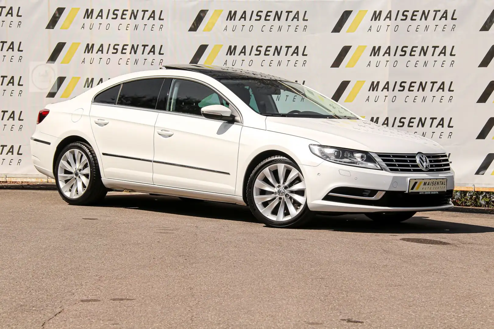 Volkswagen CC 4Motion|Pano|Navi|R.Kamera|DCC|F1|SHZ|MFL Weiß - 1