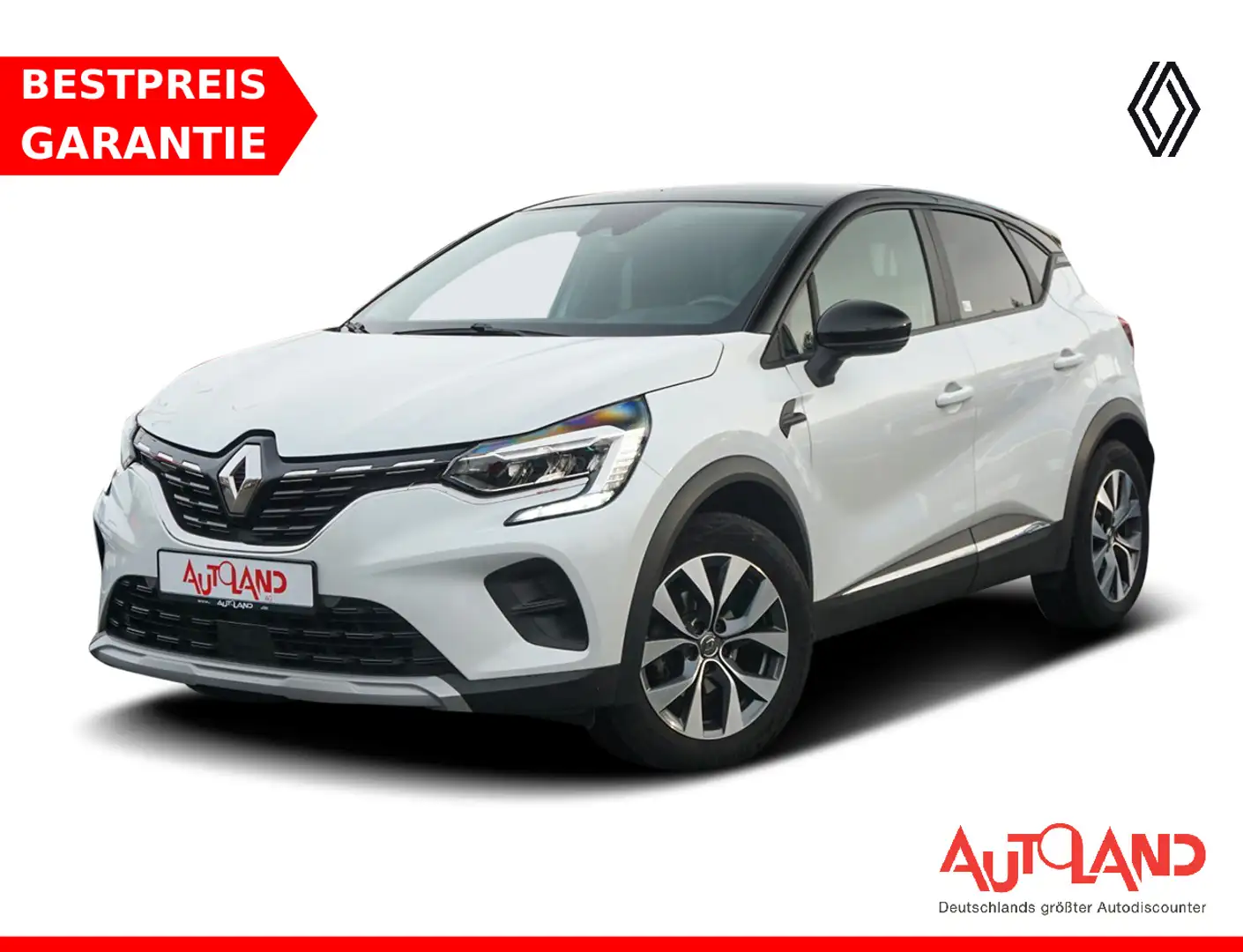 Renault Captur II 1.0 TCE LED Navi Tempomat Sitzheizung Weiß - 1
