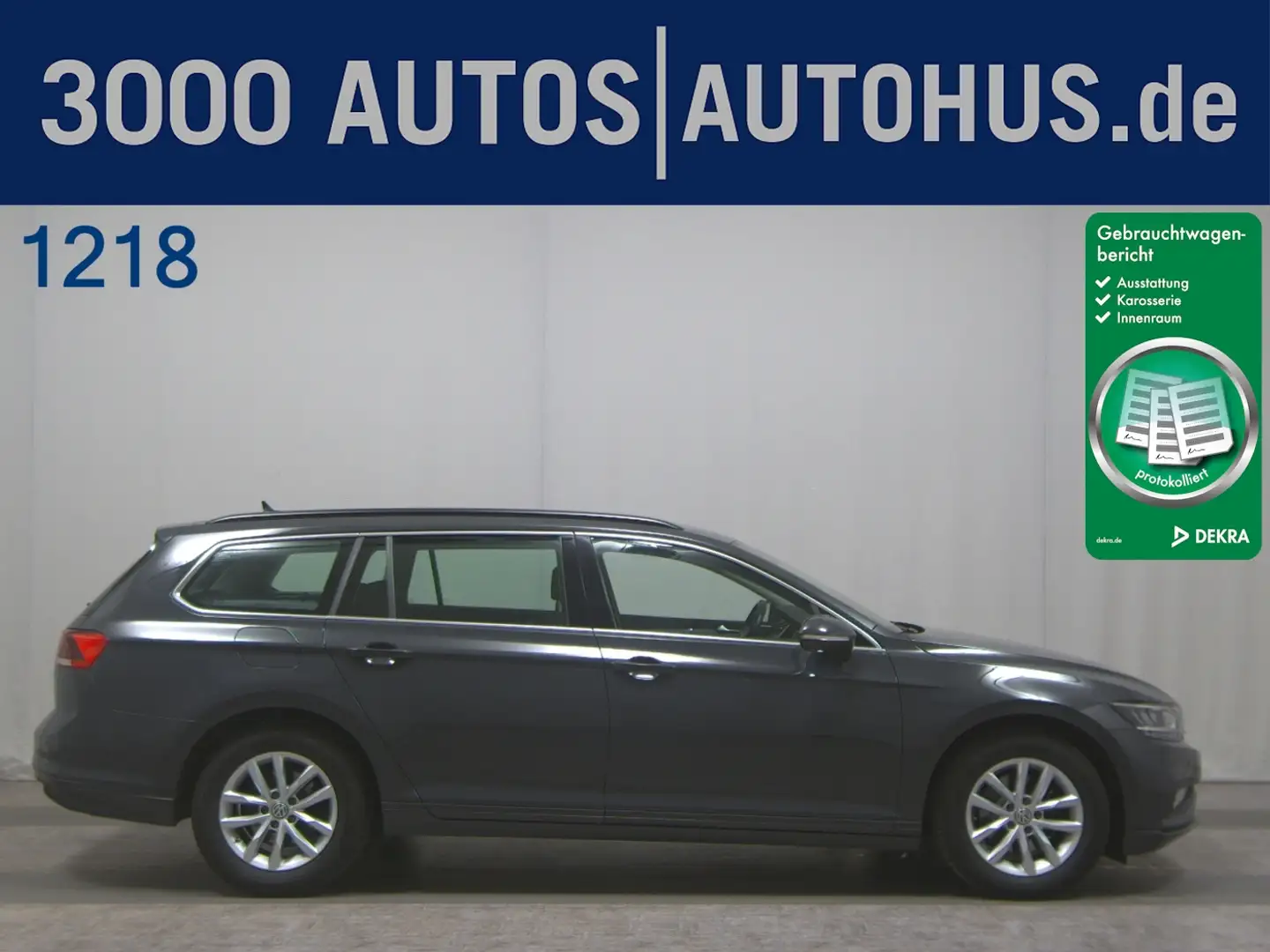 Volkswagen Passat Var. 2.0 TDI Business Nav LED AID RFK AHK Gris - 1